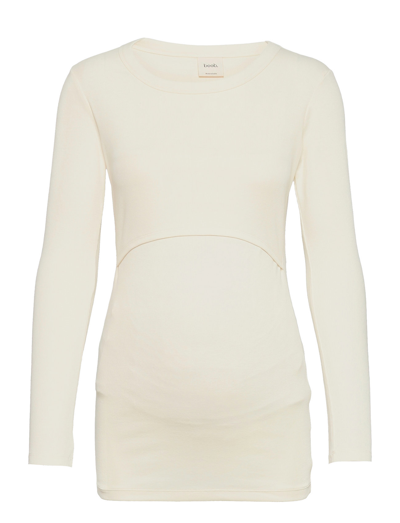 Signe L/S Top T-shirts & Tops Long-sleeved Valkoinen Boob