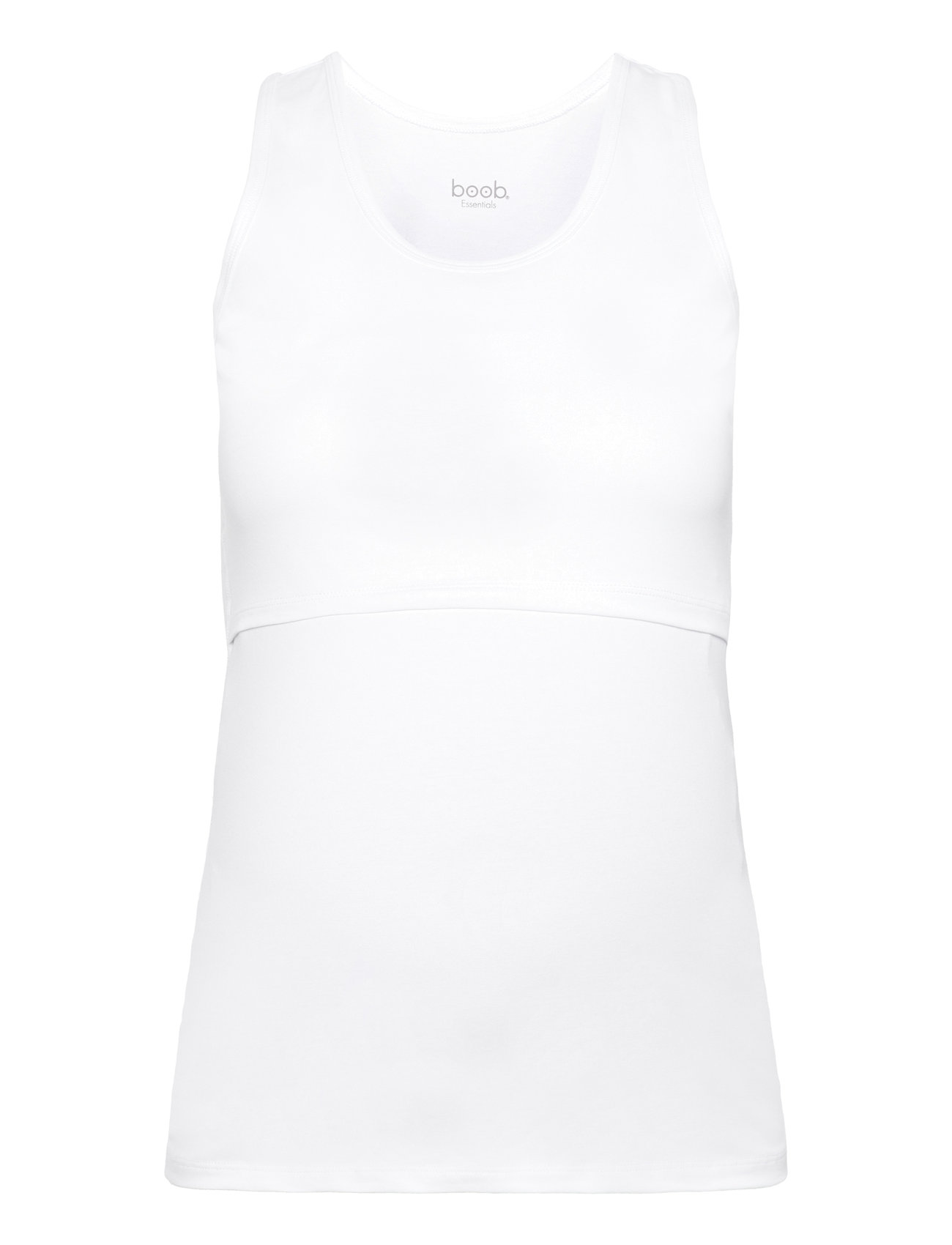 Nursing Tanktop White Boob