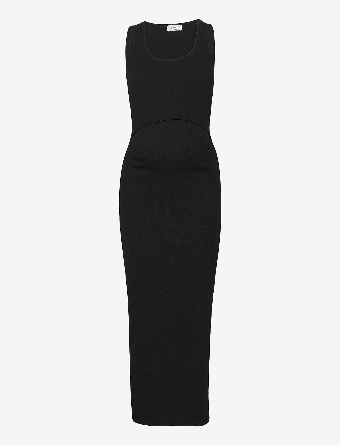 black sleeveless dress outfit