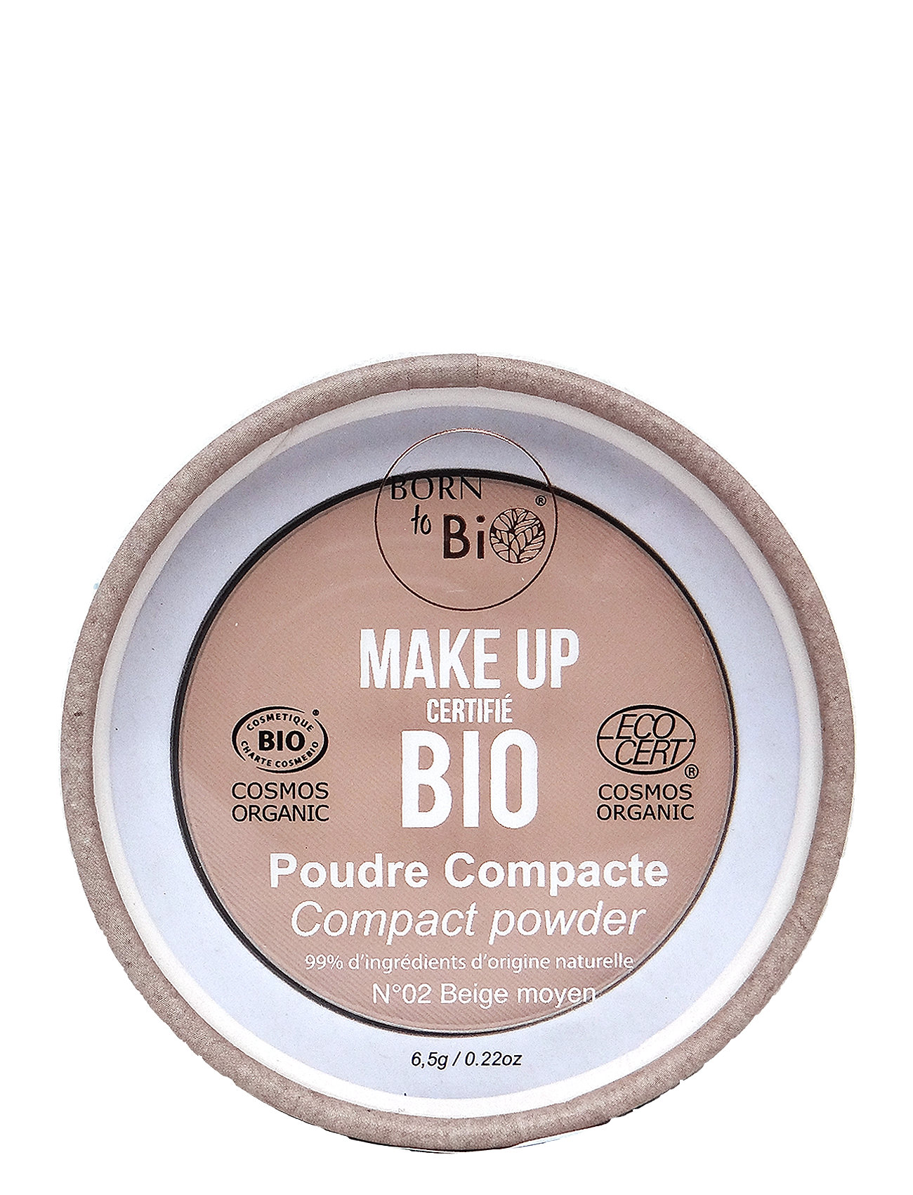 Born To Bio Organic Compact Powder Pudder Makeup Born To Bio