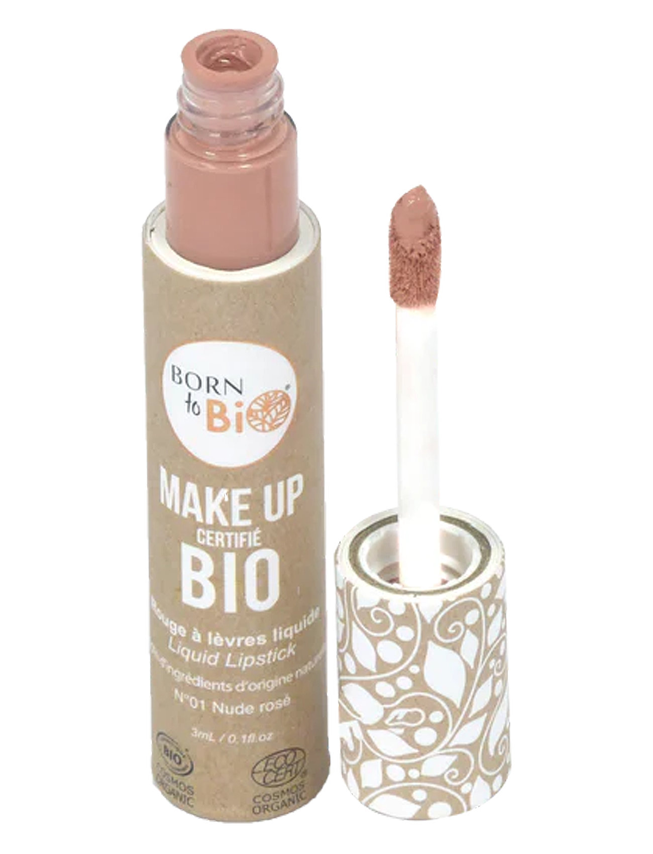 Born To Bio Organic Liquid Lipstick Lipgloss Makeup Pink Born To Bio