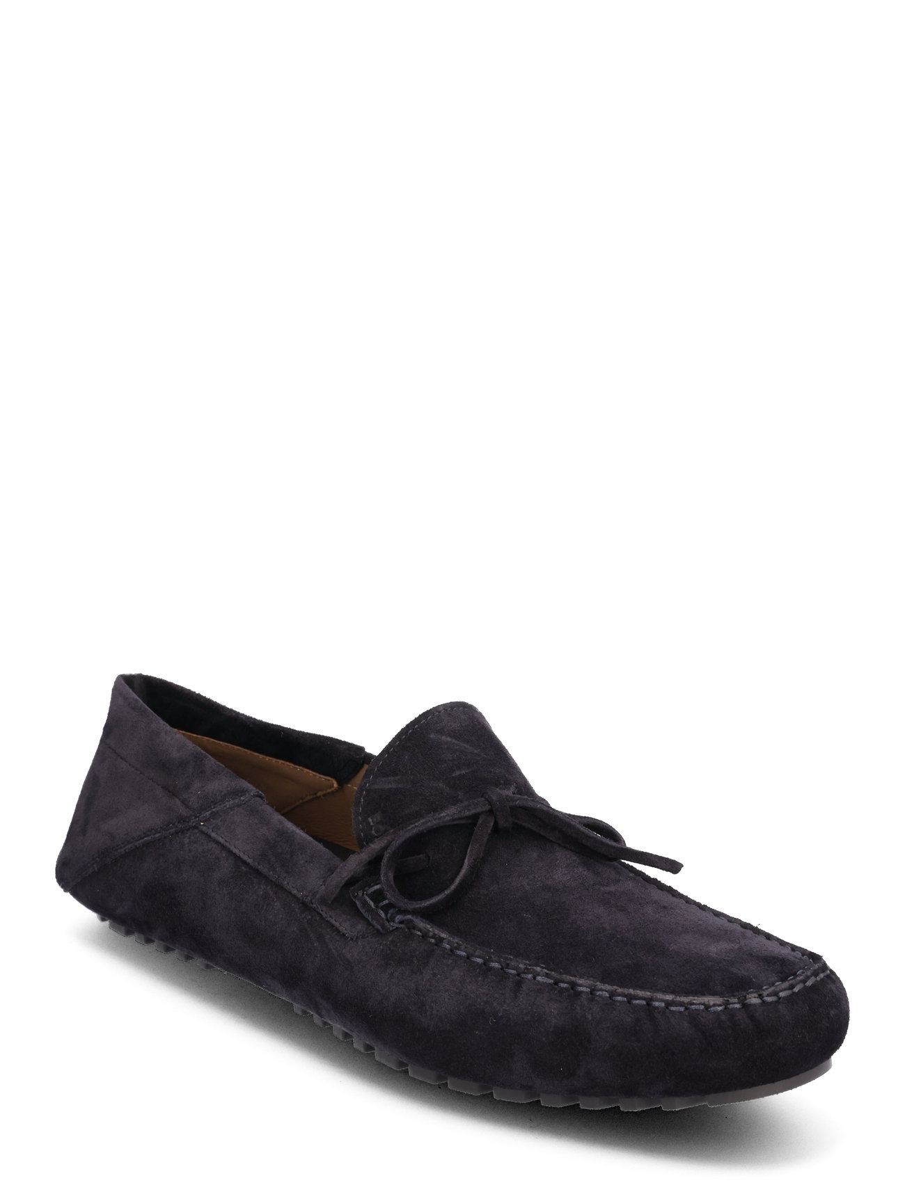 Driver_Mocc_Sdl Loafers Låga Skor Navy BOSS