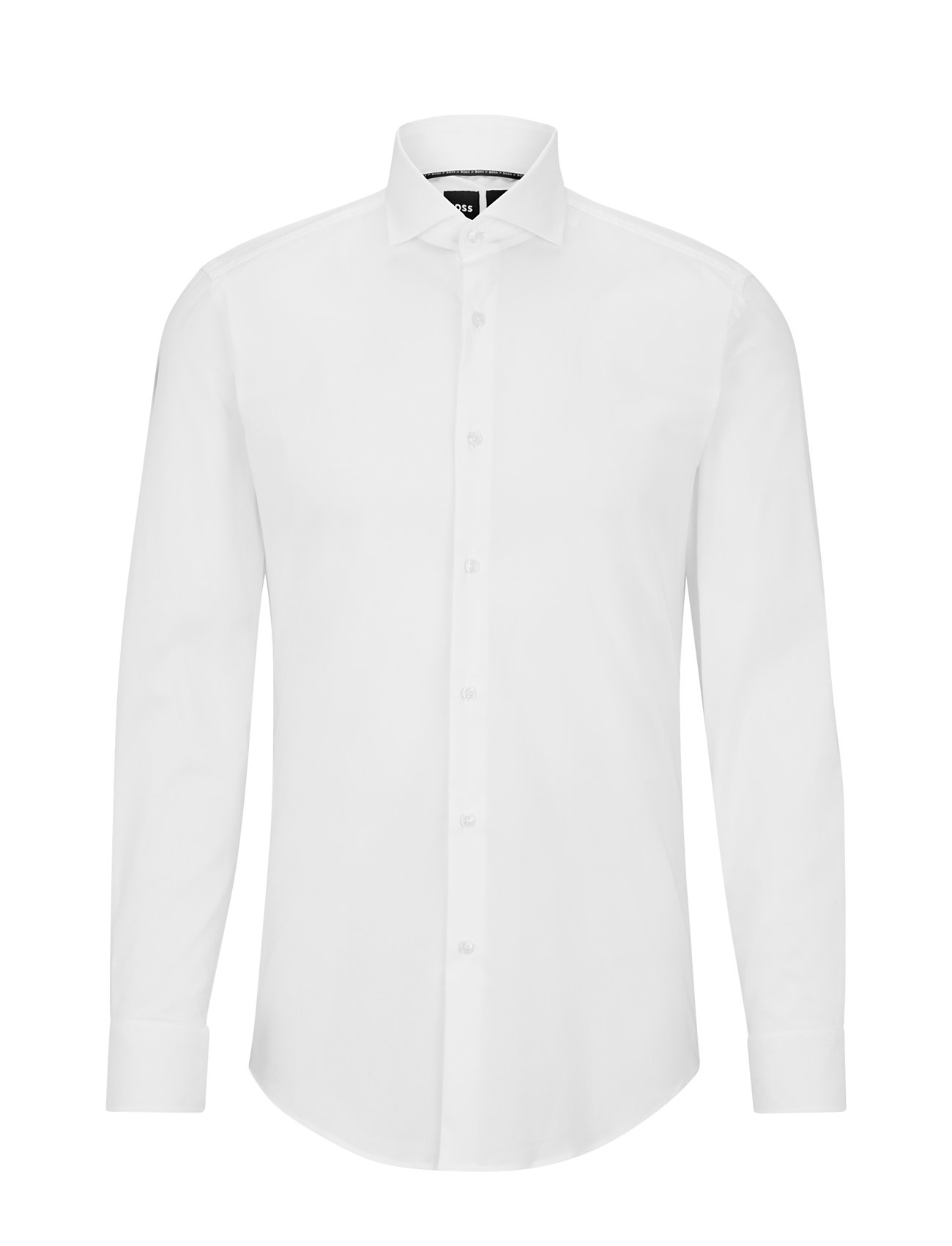P-Hank-Spread-C1-222 Tops Shirts Tuxedo Shirts White BOSS