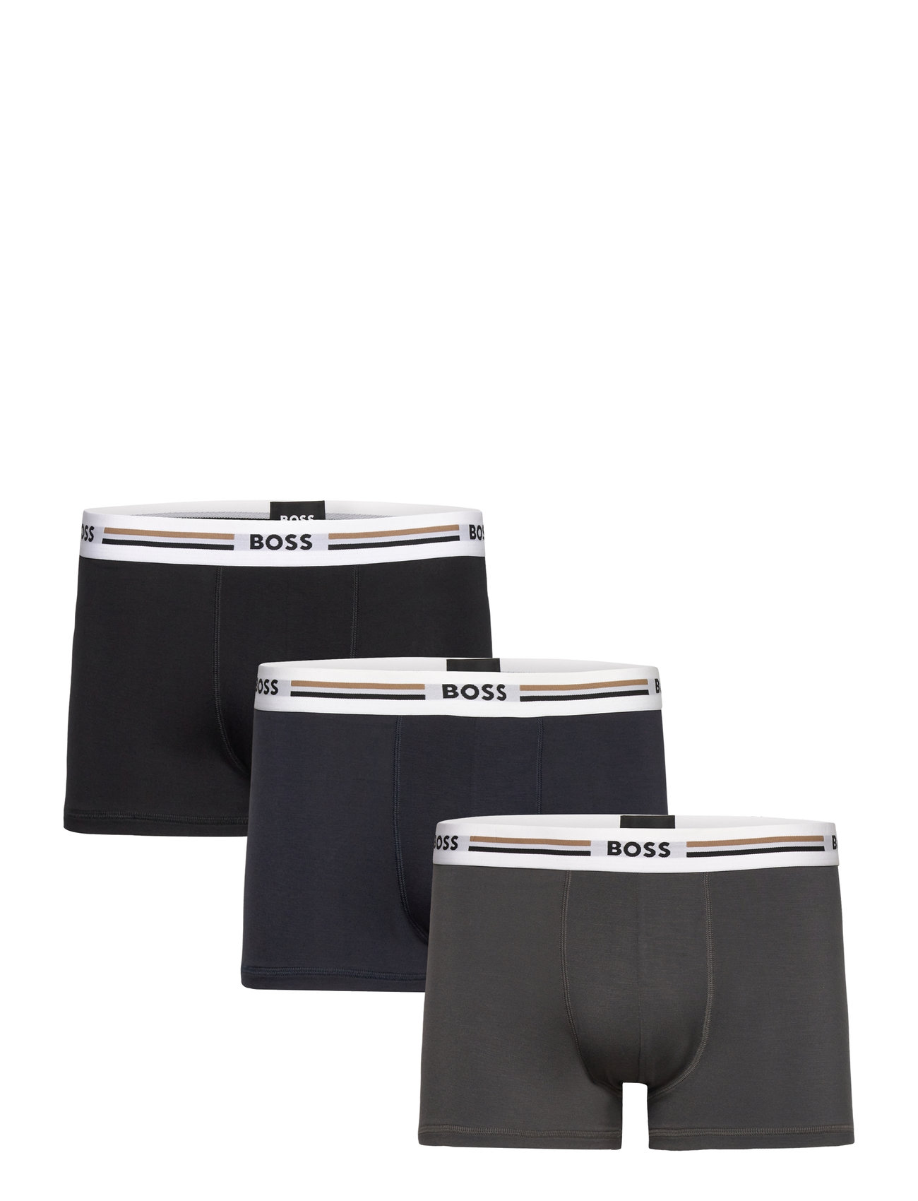 Trunk 3P Revive Boksershorts Green BOSS