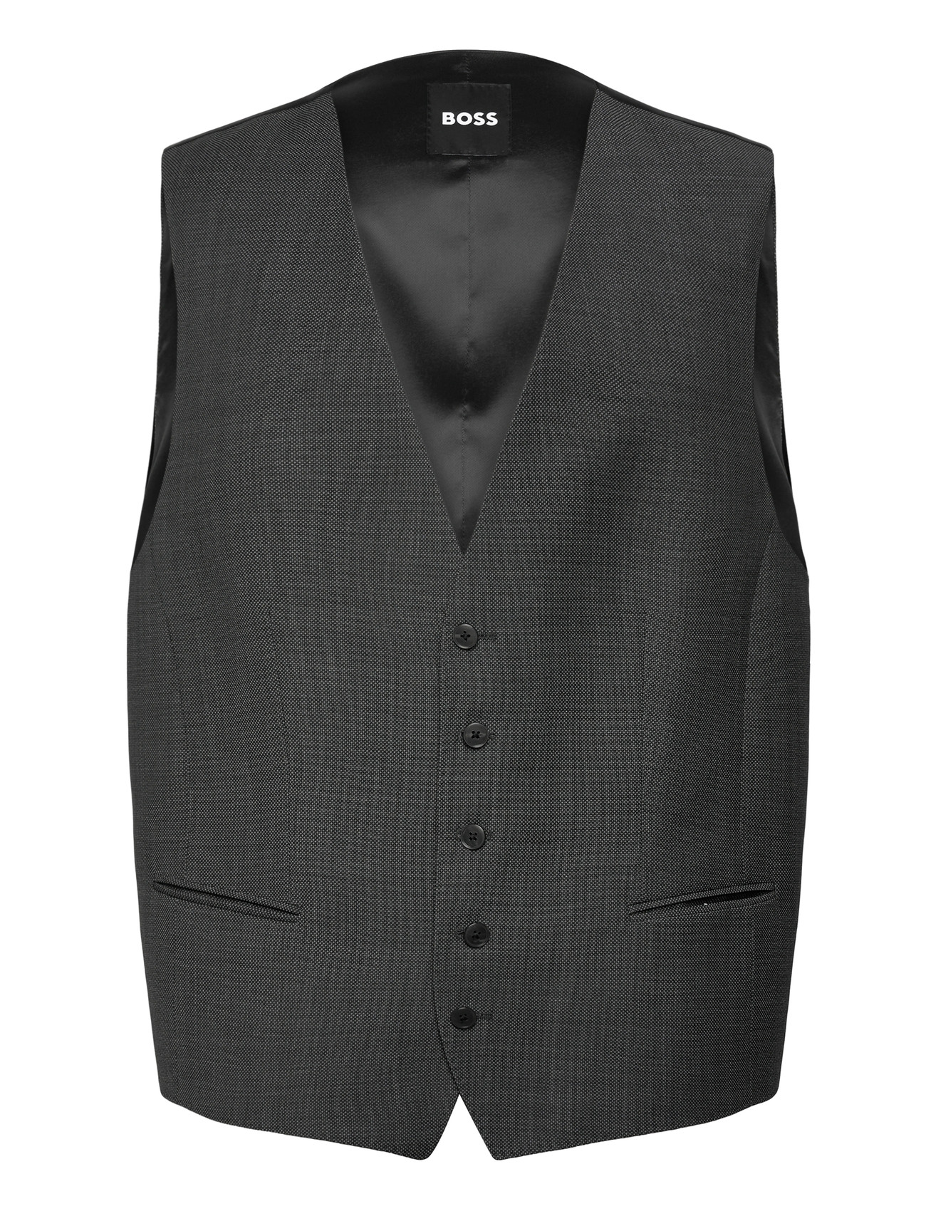 BOSS H-Jasper-Vs-Mm-C-224, 52, Grey, Suits & Blazere > Waistcoats, Herre