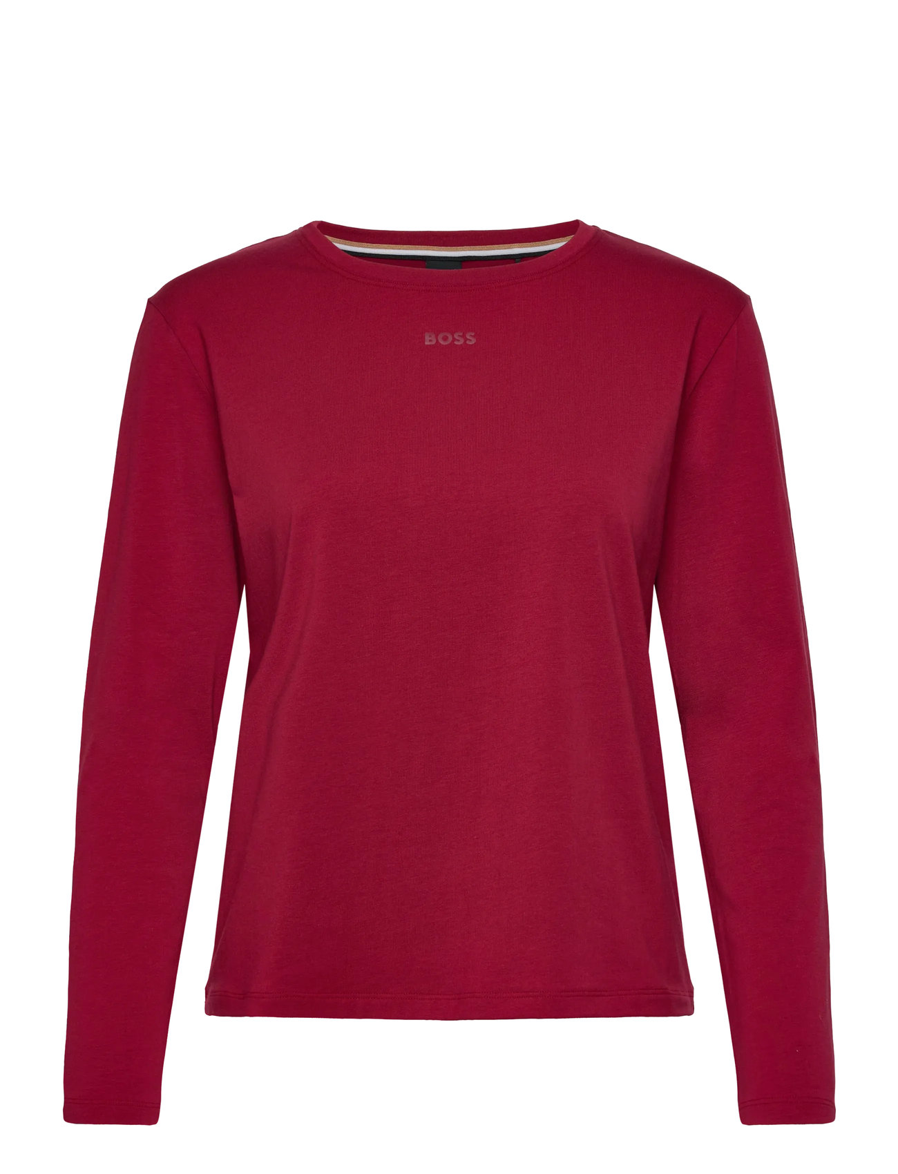 BOSS Ci_Ls-Shirt Rot - M - Damen