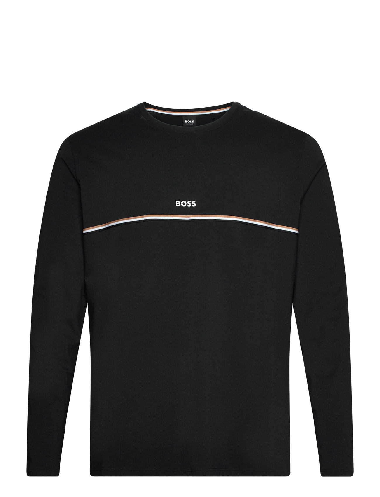 Unique Ls-Shirt Underwear Night & Loungewear Pyjama Tops Black BOSS
