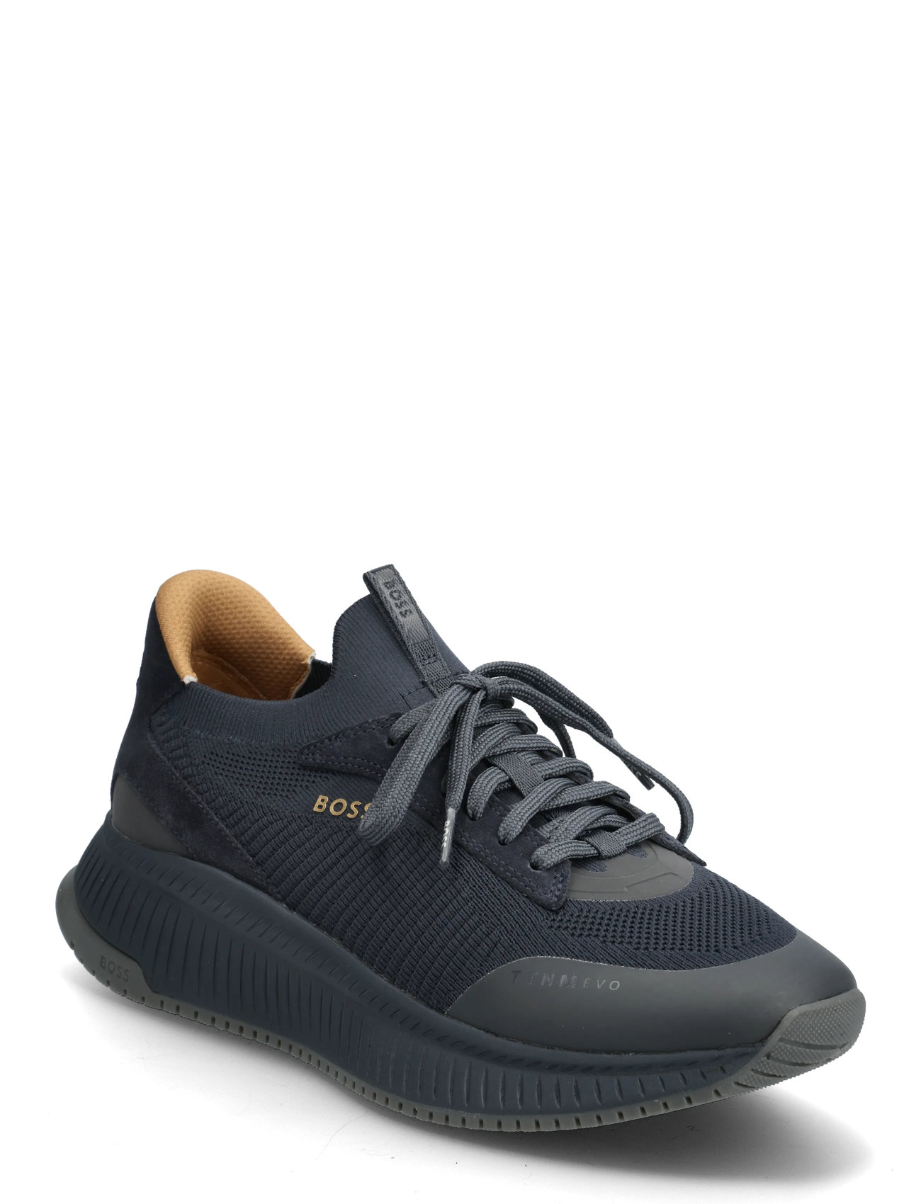 BOSS Ttnm Evo_Slon_Knrsd, 39, Black, Sneakers > Sneakers Med Lav Top, Herre