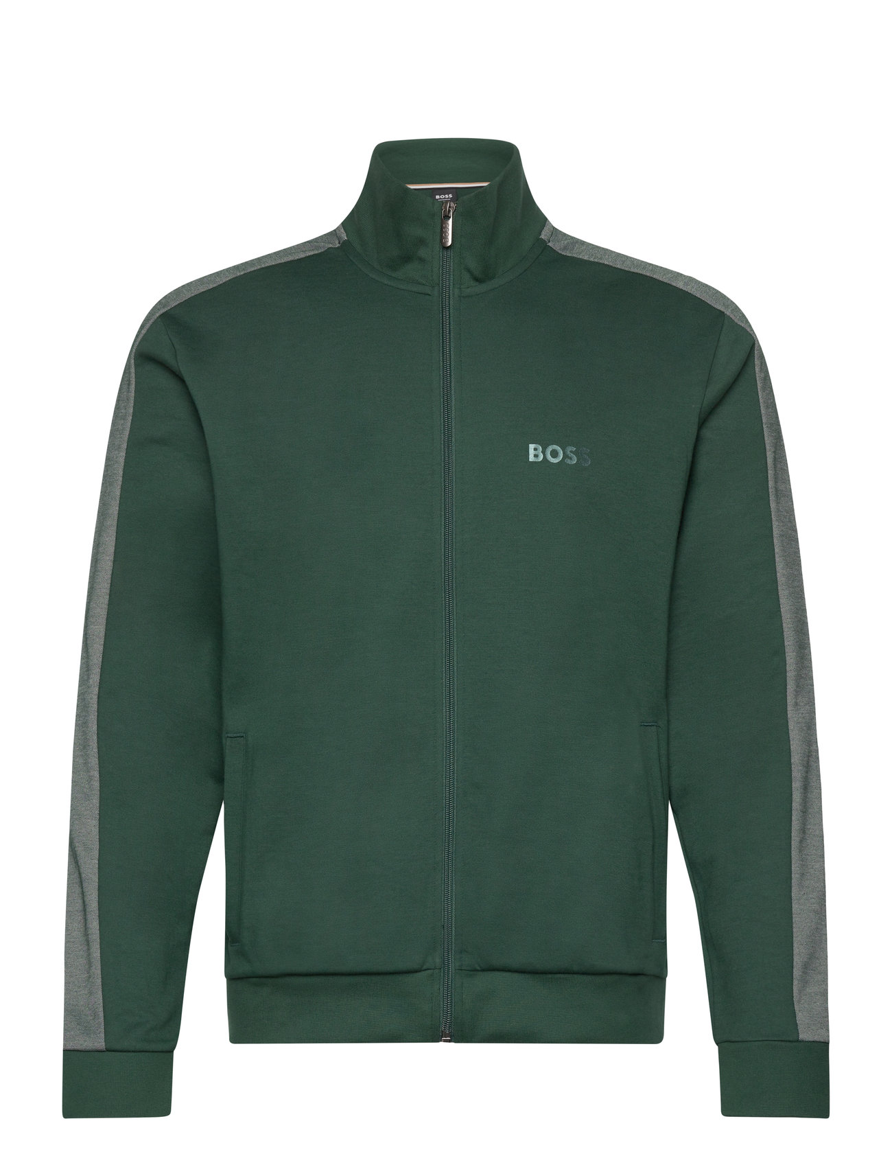 Tracksuit Jacket Tops Sweatshirts & Hoodies Sweatshirts Green BOSS