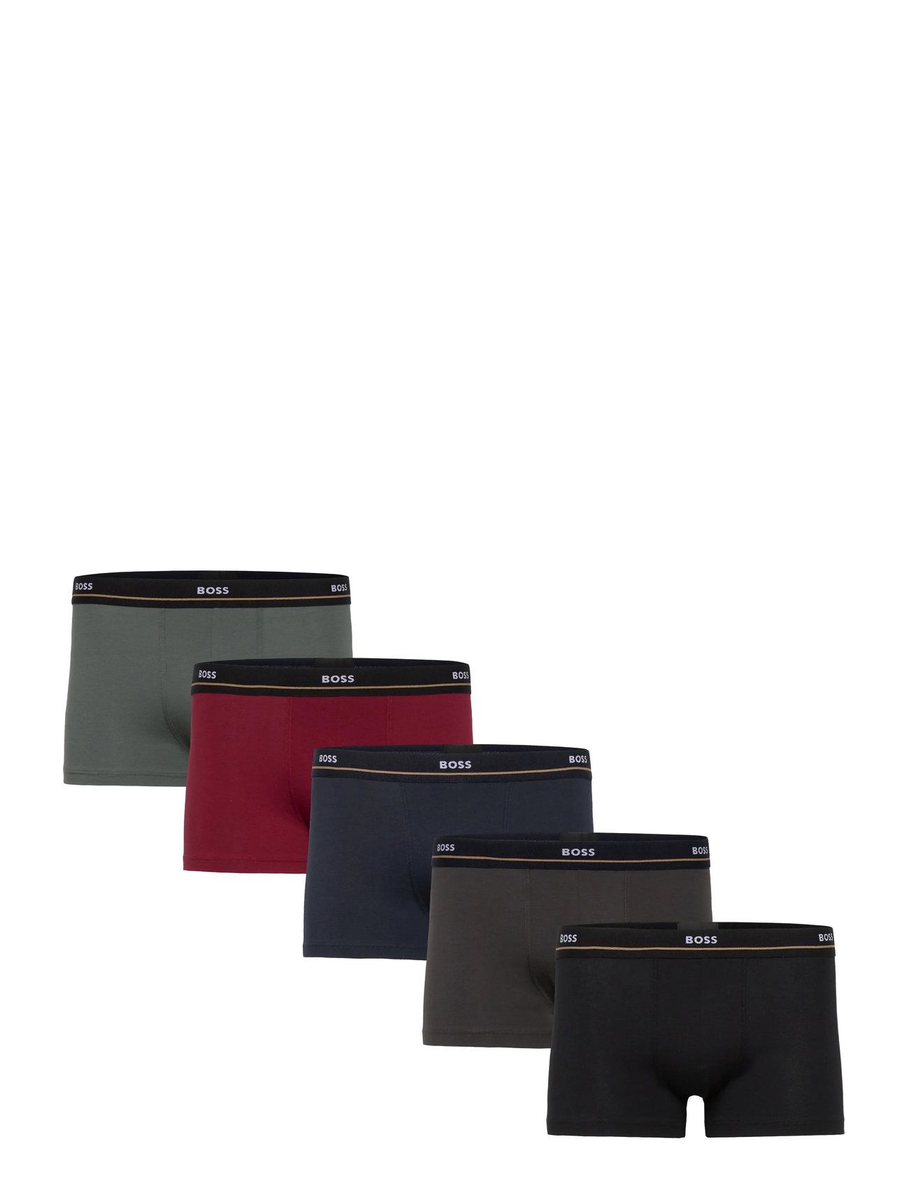 BOSS Trunk 5P Essential, L, Multi/patterned, Undertøj > Boksere, Herre