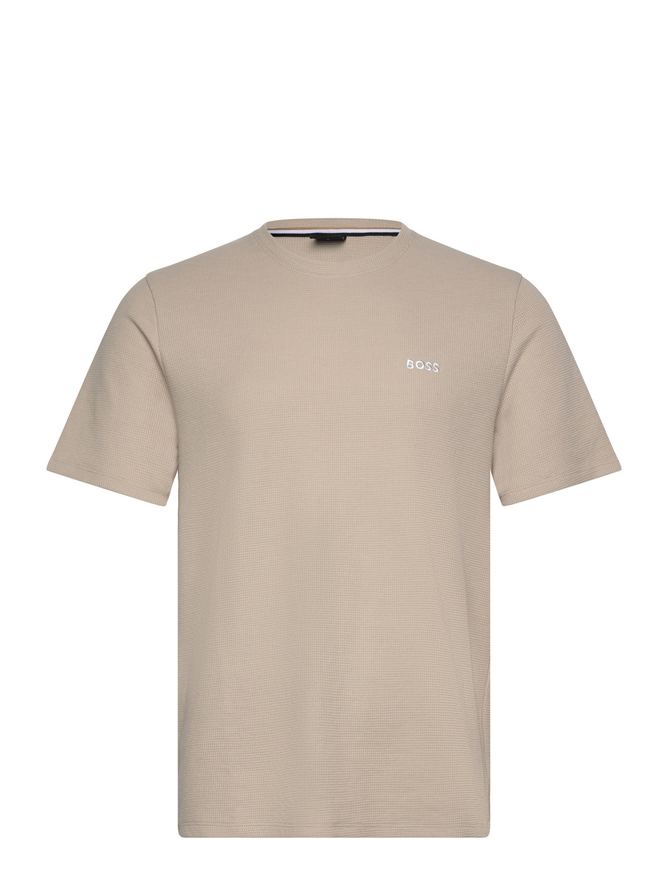 BOSS Waffle T-Shirt Beige