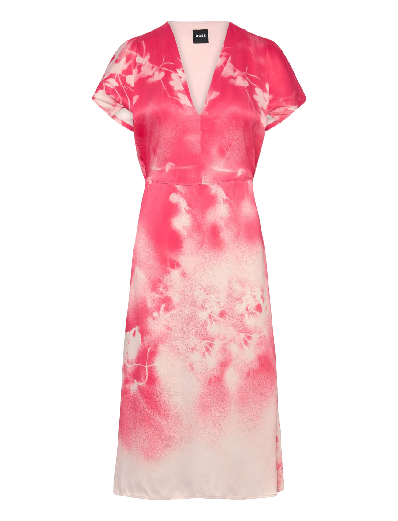 Dieshana Knelang Kjole Pink BOSS