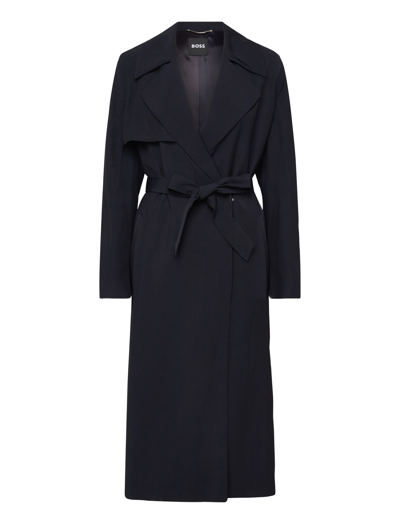 BOSS Calissya, 38, Navy, Frakker > Trenchcoats, Dame
