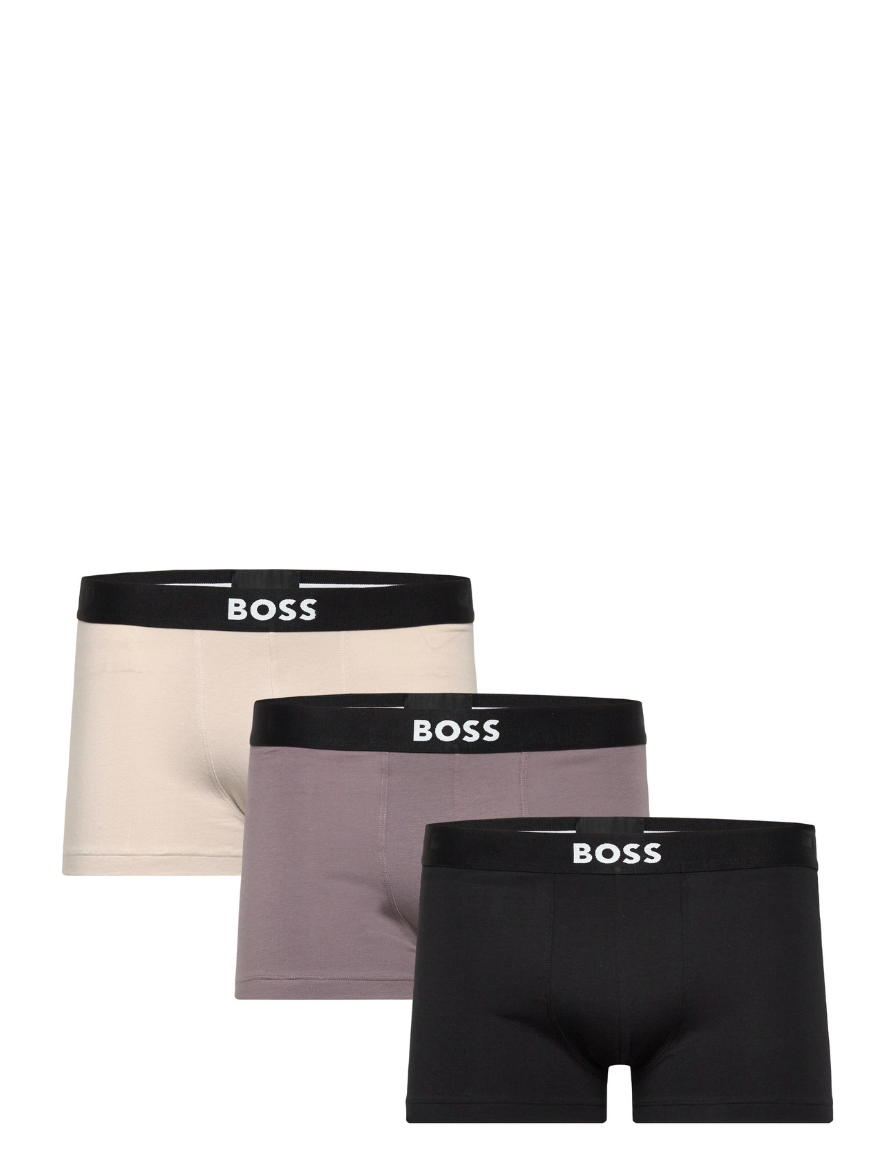 BOSS Trunk 3P Boss One, XXL, Brown, Undertøj > Boksere, Herre