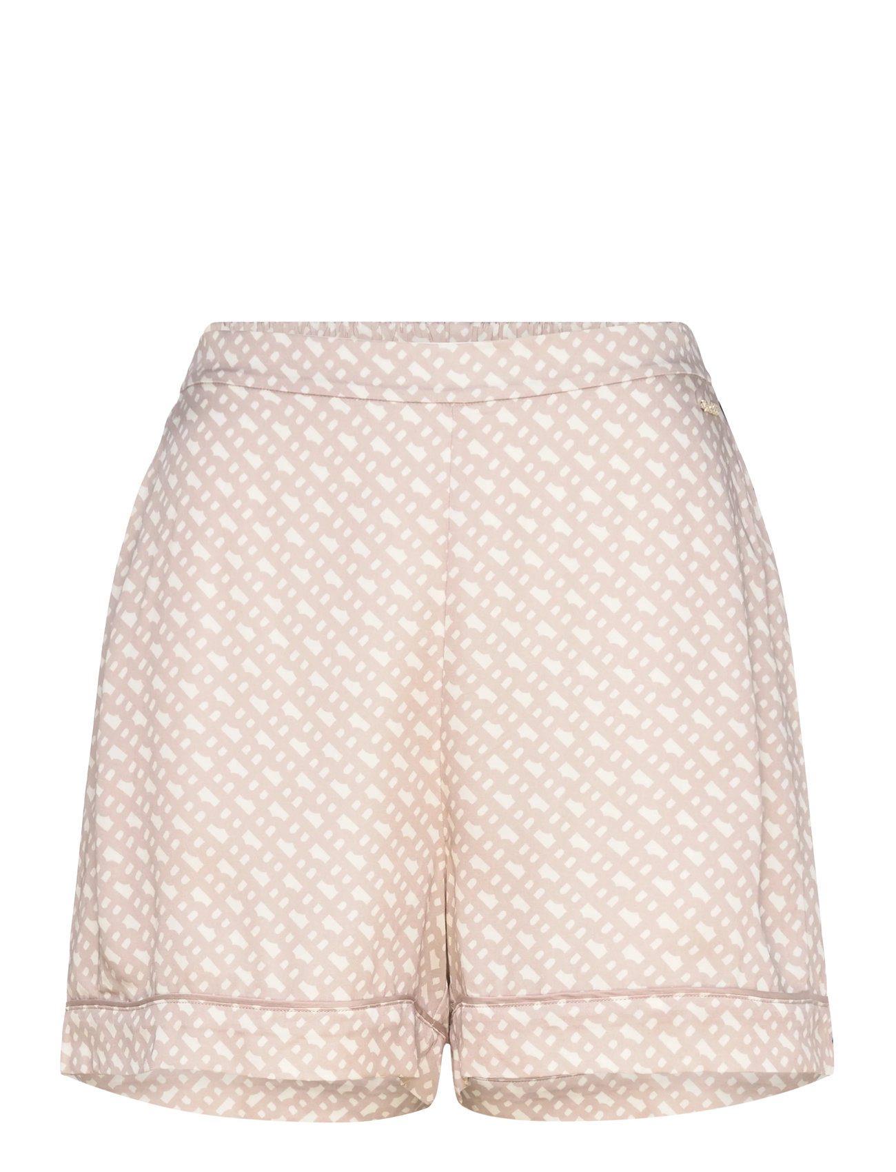 BOSS Sateen Aop_Shorts Cream - L - Damen