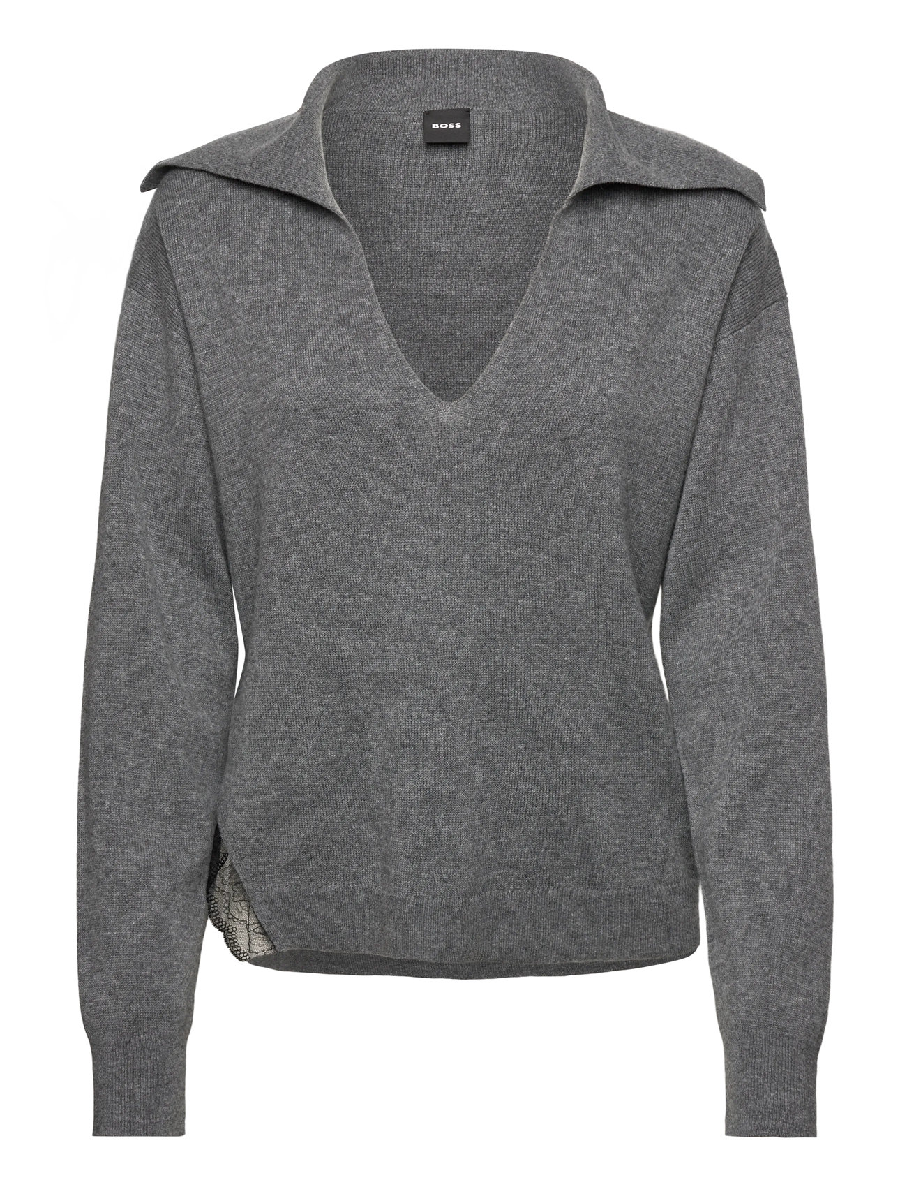 BOSS Flanola, XS, Grey, Strik > Trøjer, Dame
