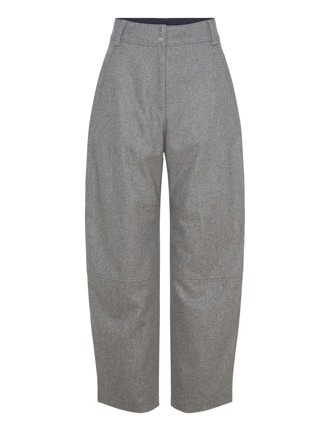 BOSS Telarana, 36, Grey, Trousers > Barrel Trousers, Dame