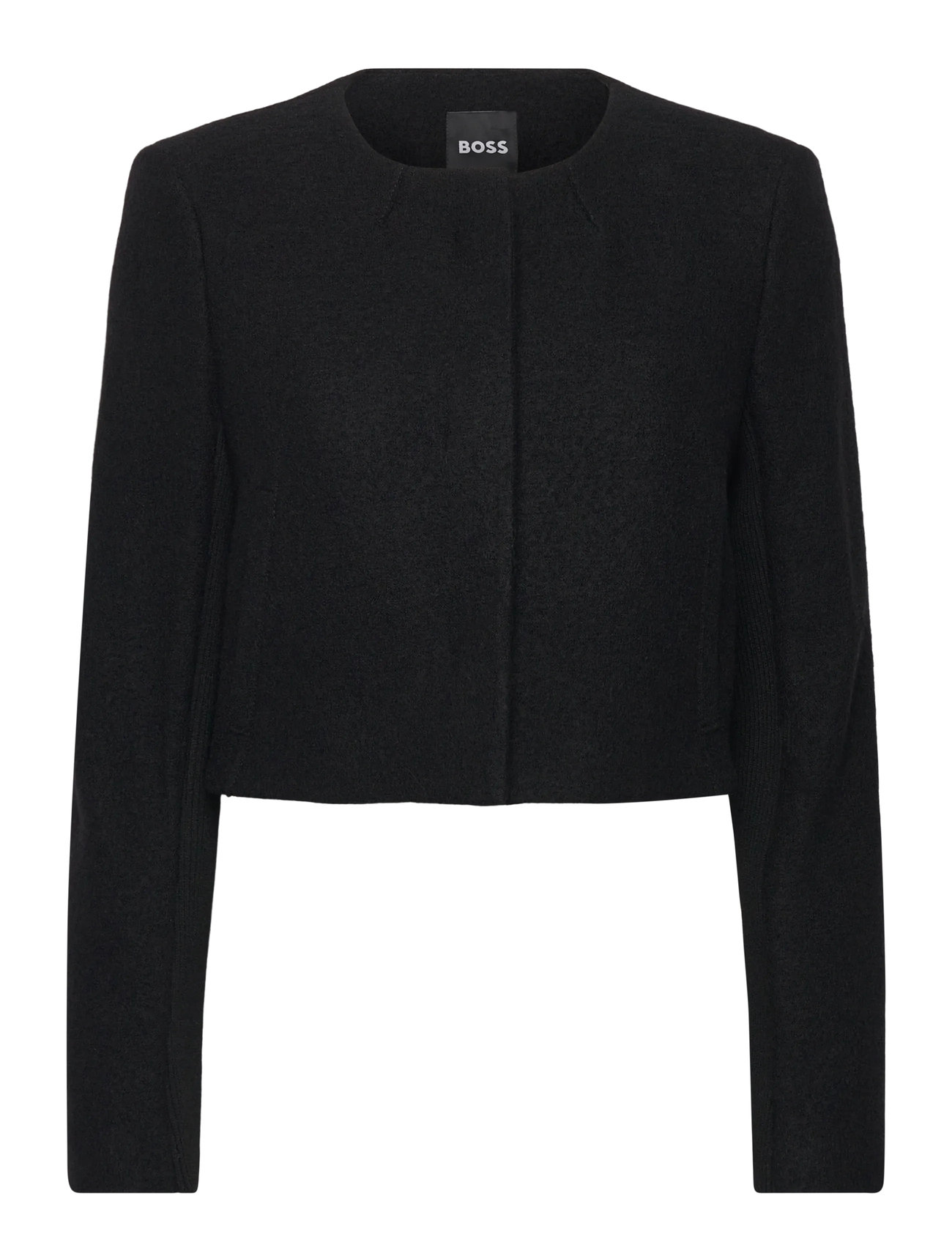BOSS Jicena, 36, Black, Blazere > Cropped Blazere, Dame
