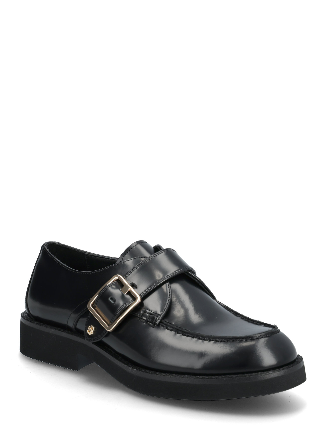BOSS Eleri_Monk_Bobk, 36, Black, Sko > Flat Loafers, Dame