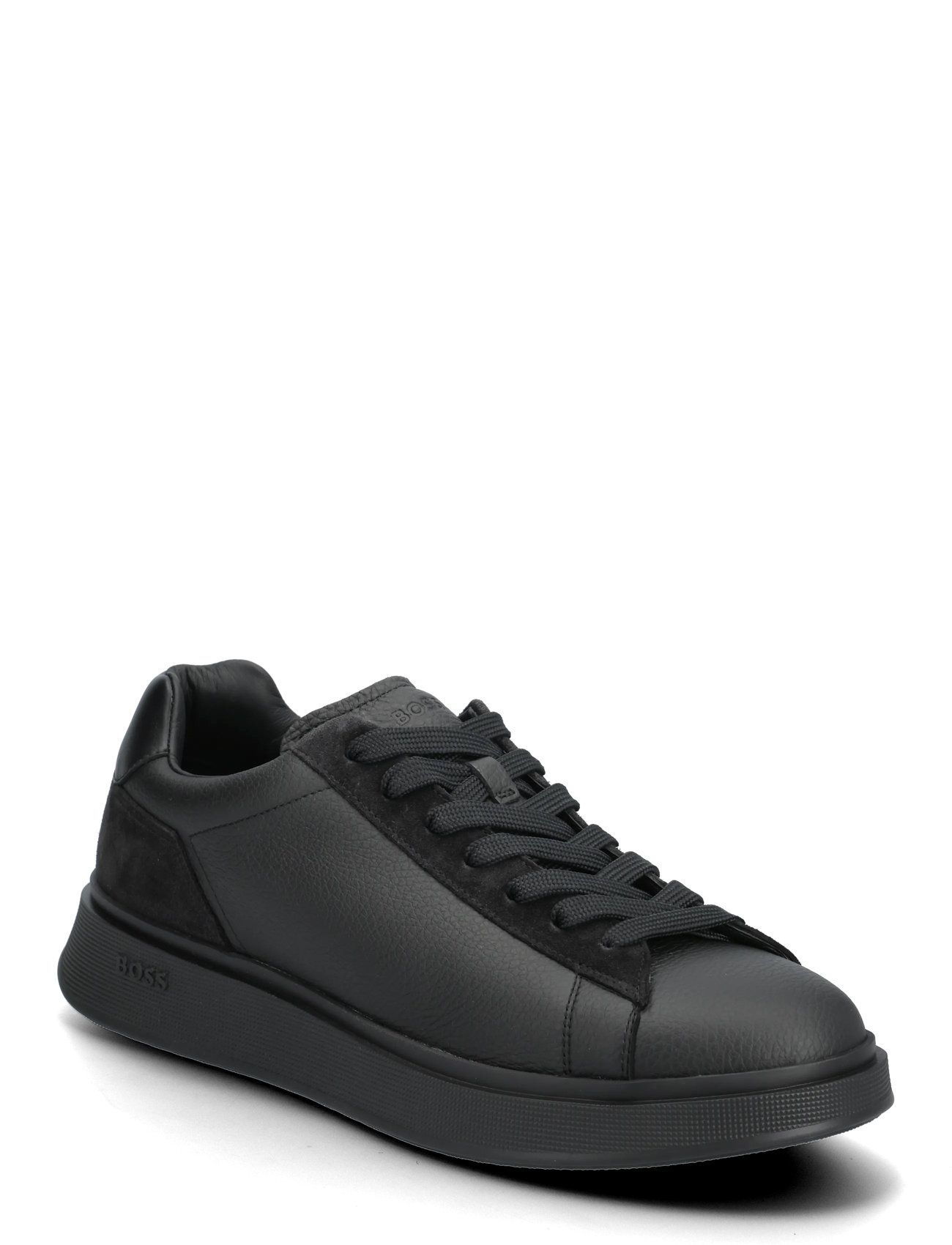 BOSS Bulton_Runn_Sdgrlt, 45, Black, Sneakers > Sneakers Med Lav Top, Herre