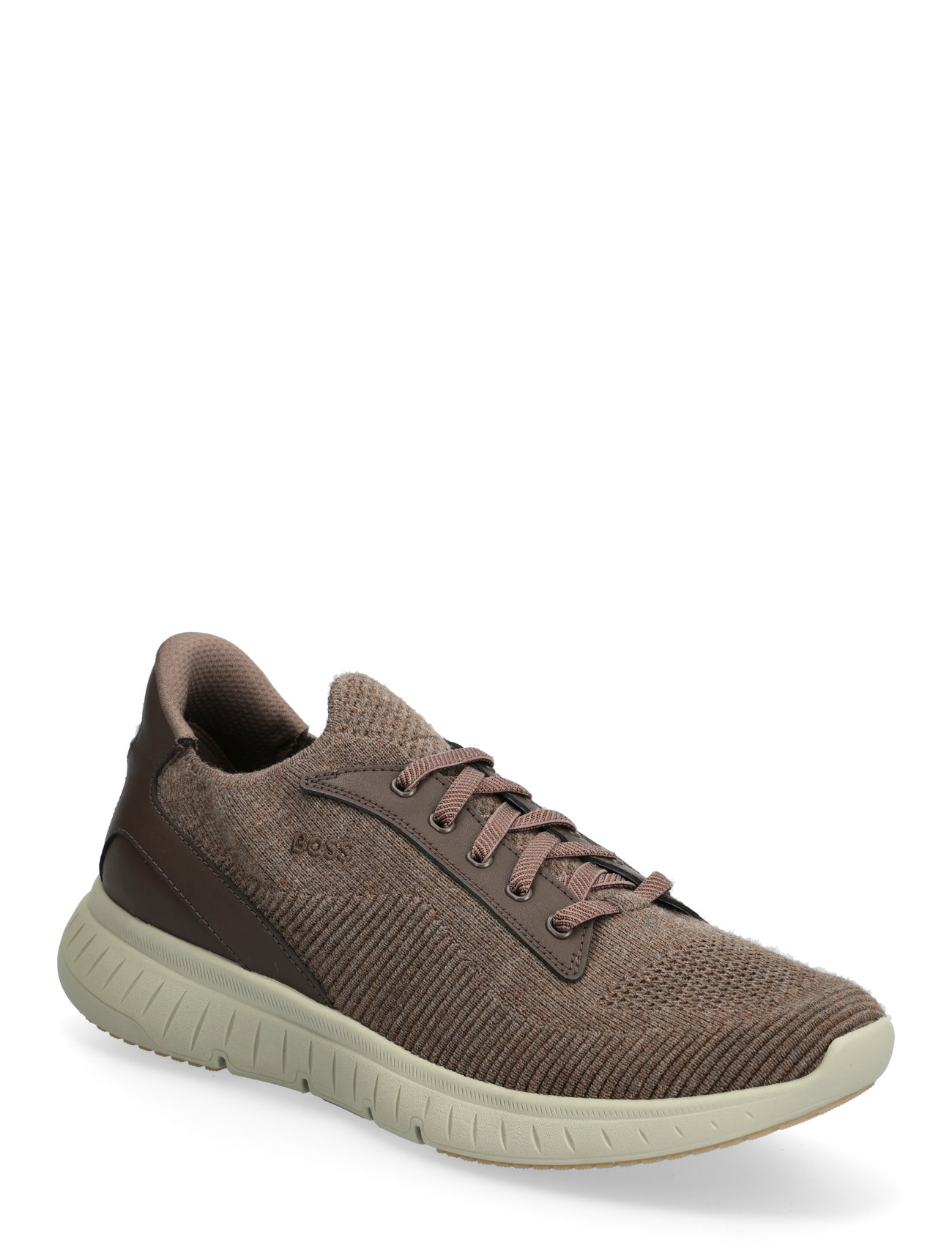 BOSS Titanis_Slon_Knwal, 39, Brown, Sneakers > Sneakers Med Lav Top, Herre