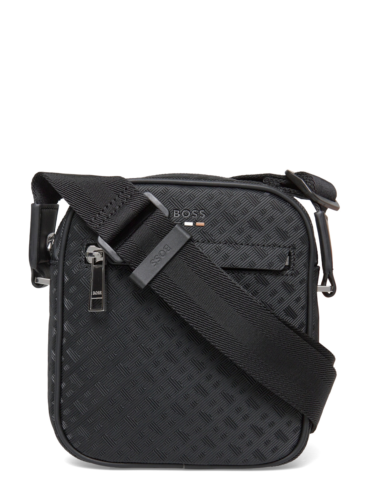 BOSS Ray_ml_Ns Zip, One Size, Black, Tasker > Crossbody-Tasker, Herre
