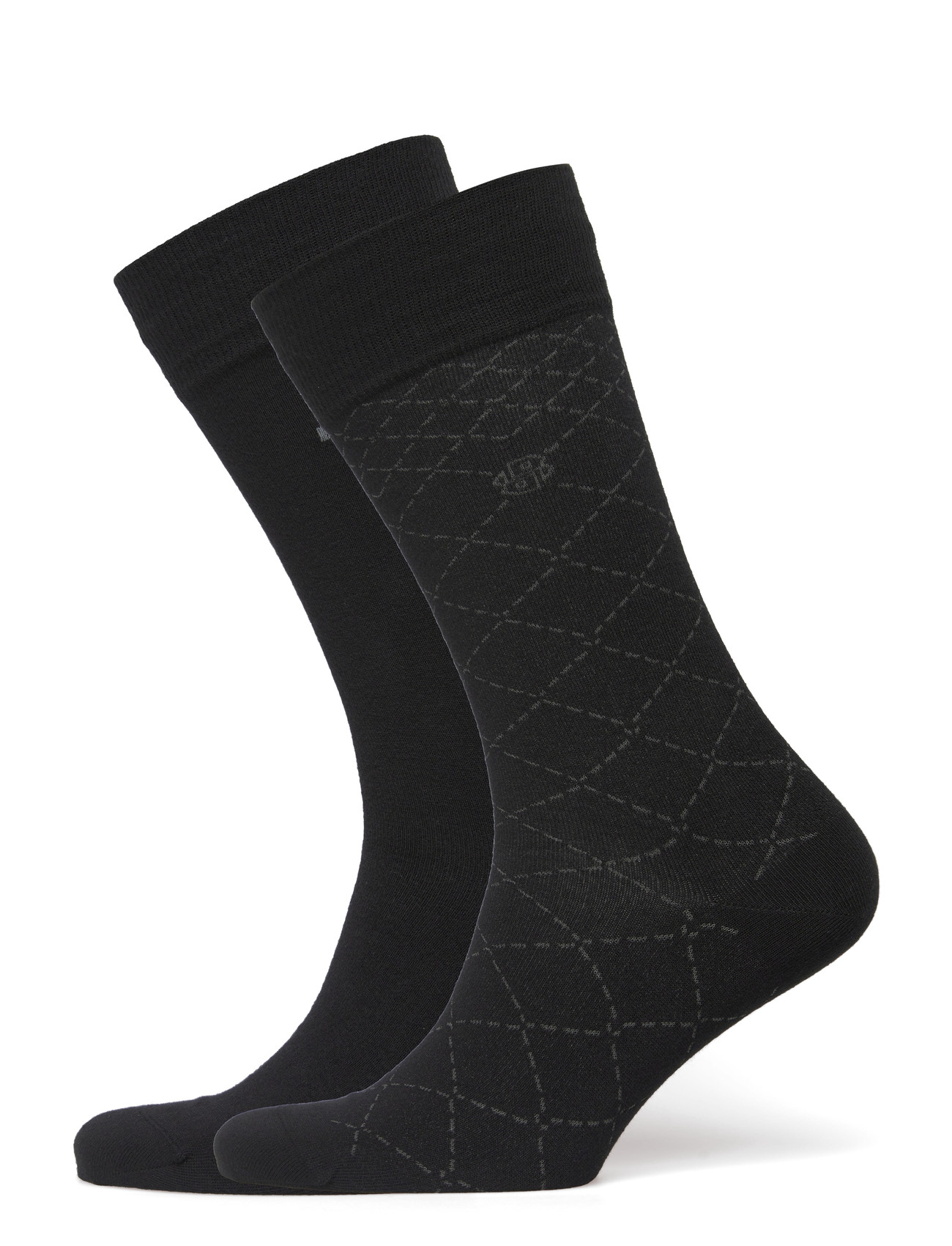BOSS 2P Rs Mini Argyle Cc, 39-42, Black, Sokker > Almindelige Sokker, Herre
