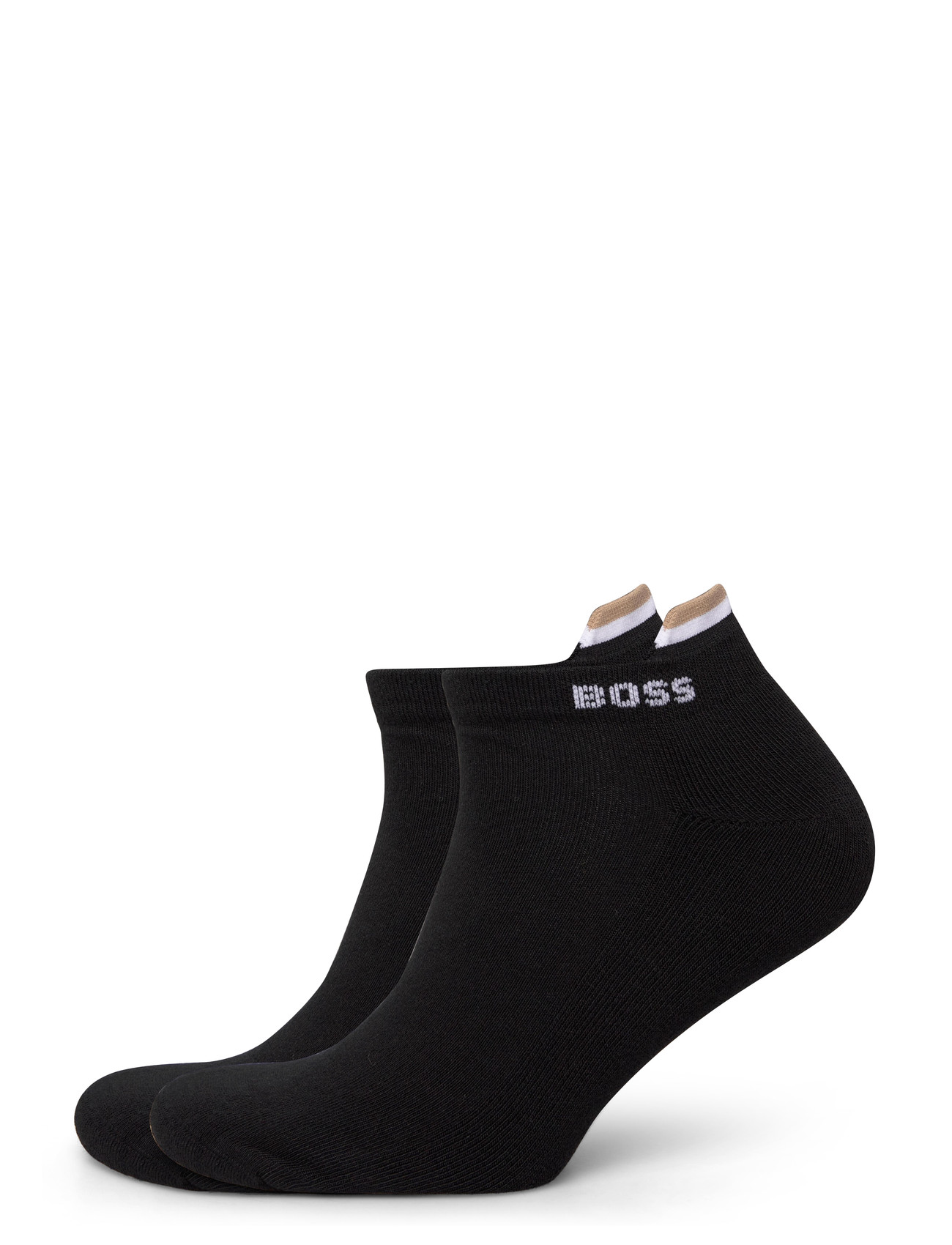 BOSS 2P As Iconic Loop Cc, 43-46, Black, Sokker > Ankelstrømper, Herre
