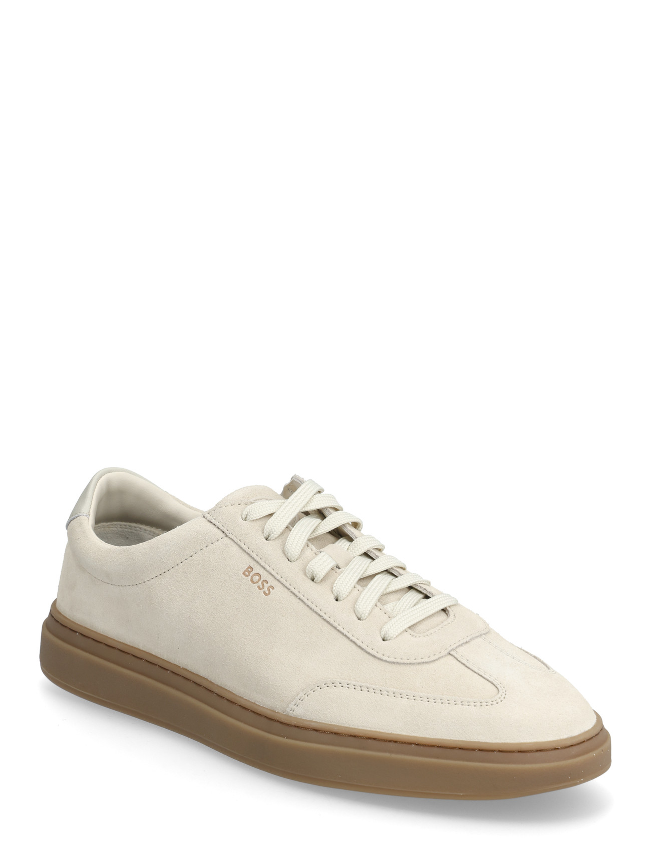 BOSS Kieran_Tenn_Sdobb, 46, Cream, Sneakers > Sneakers Med Lav Top, Herre