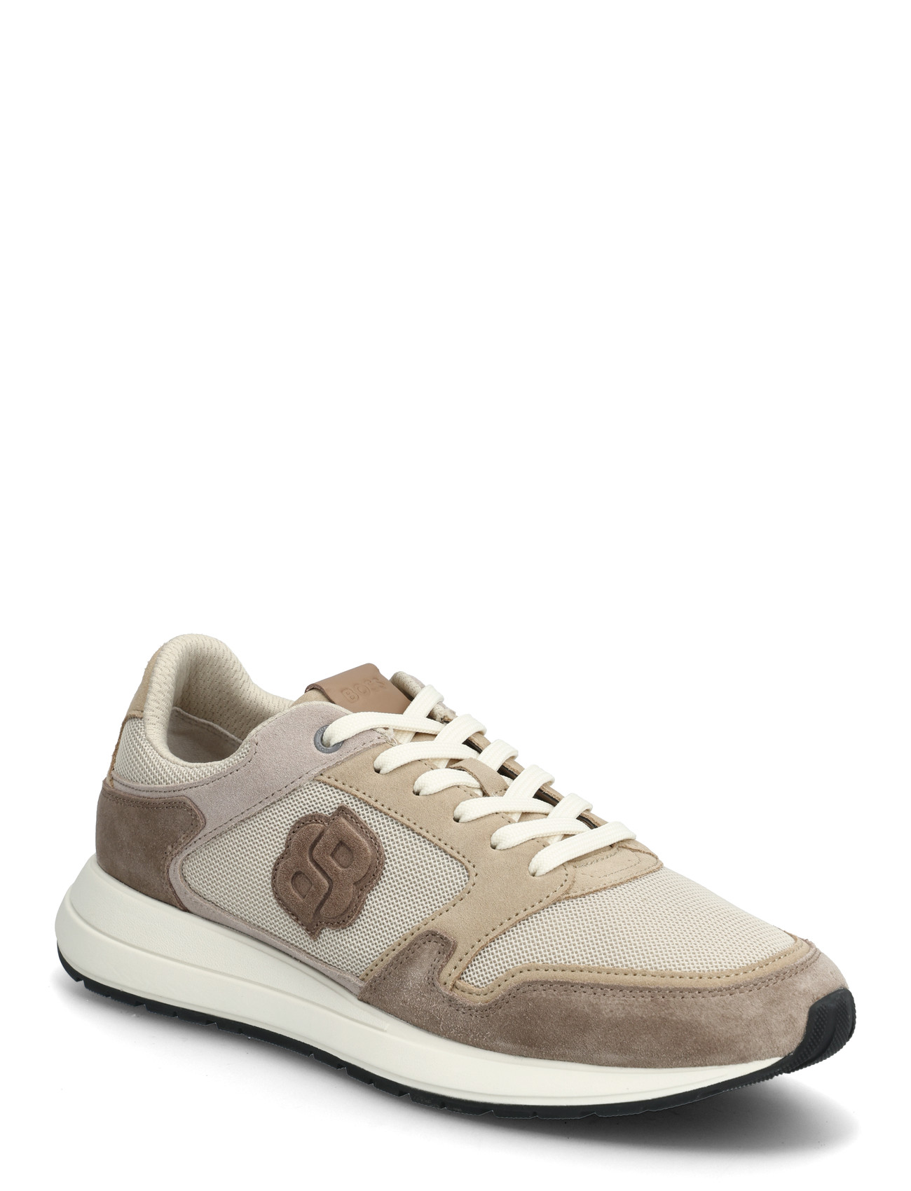BOSS Vinston_Runn_Sdmebb, 43, Beige, Sneakers > Sneakers Med Lav Top, Herre
