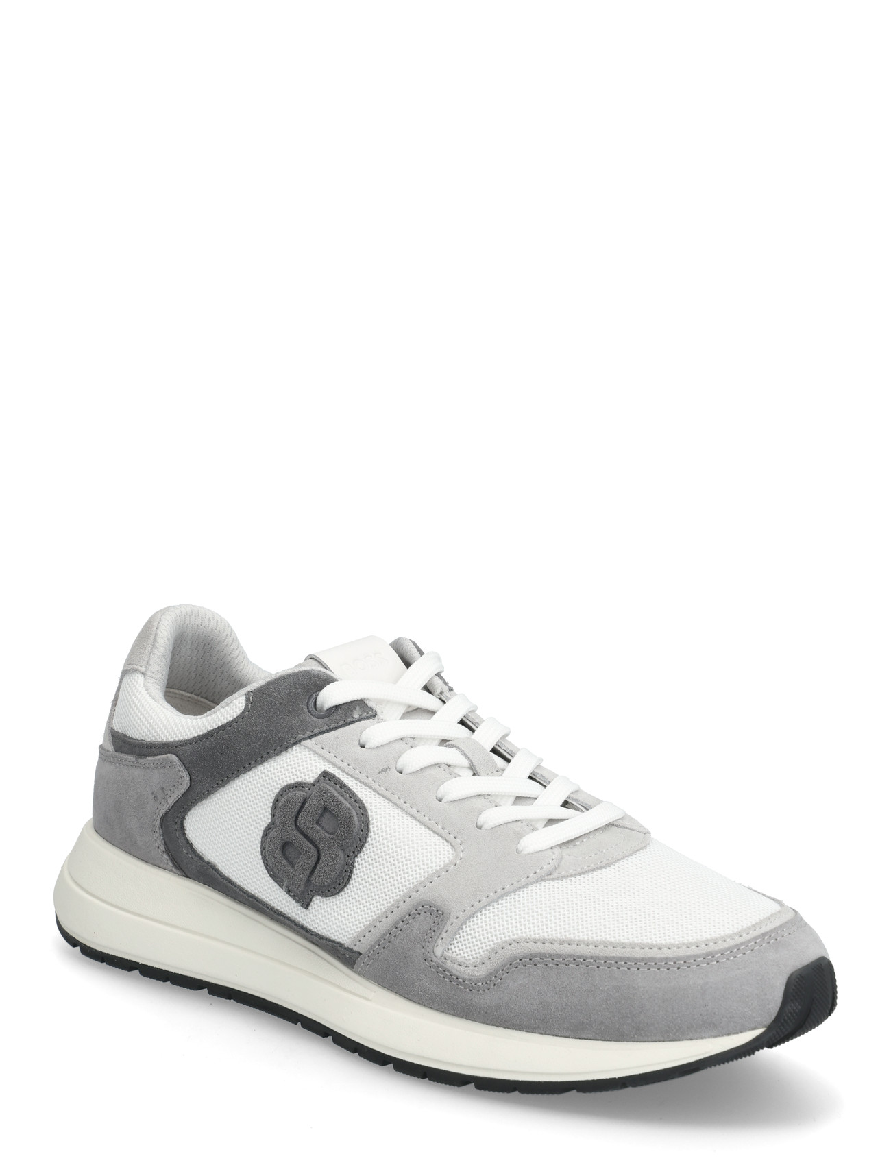 BOSS Vinston_Runn_Sdmebb, 43, White, Sneakers > Sneakers Med Lav Top, Herre