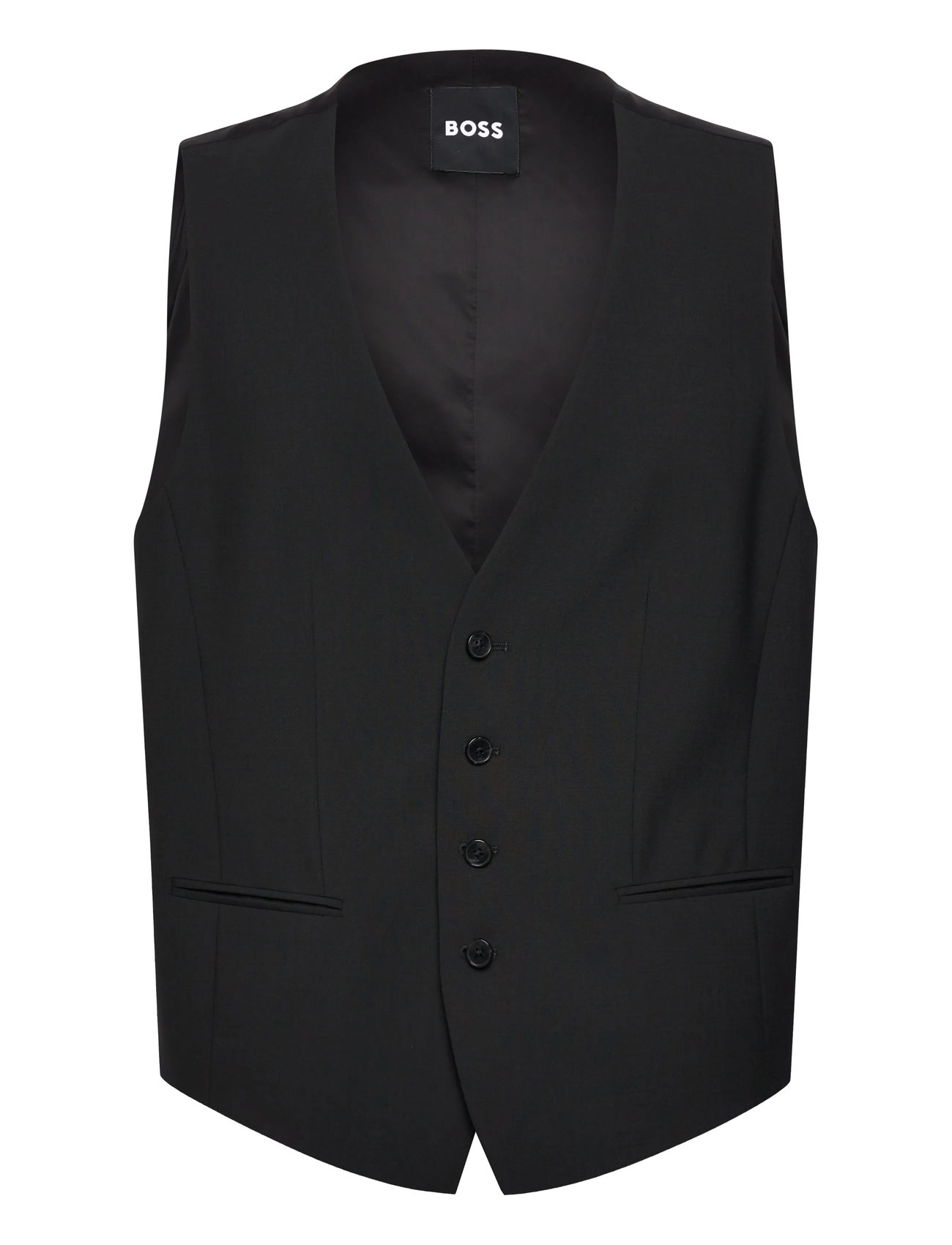 BOSS H-Jasper-Vest-Mm-Cnf, 52, Black, Designere > Veste, Herre