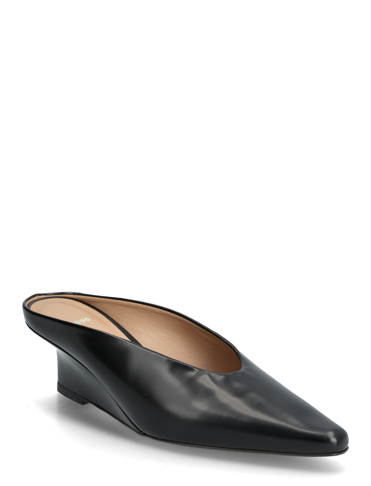 BOSS Charlize_Wdgmle50_Ab, 37, Black, Mules & Slip-Ins > Mules Med Hæl, Dame