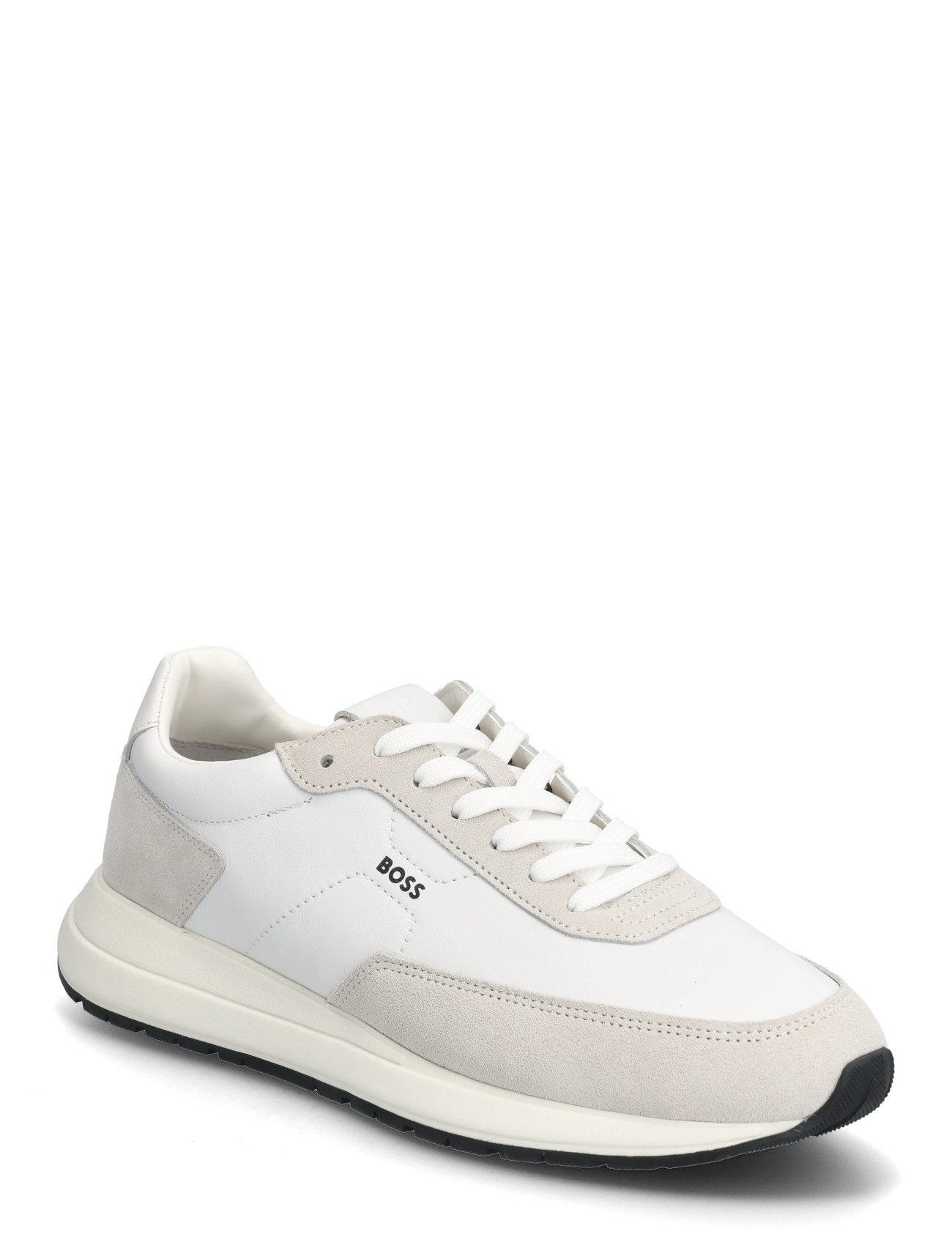 BOSS Vinston_Runn_Ltwasd, 45, White, Sneakers > Sneakers Med Lav Top, Herre