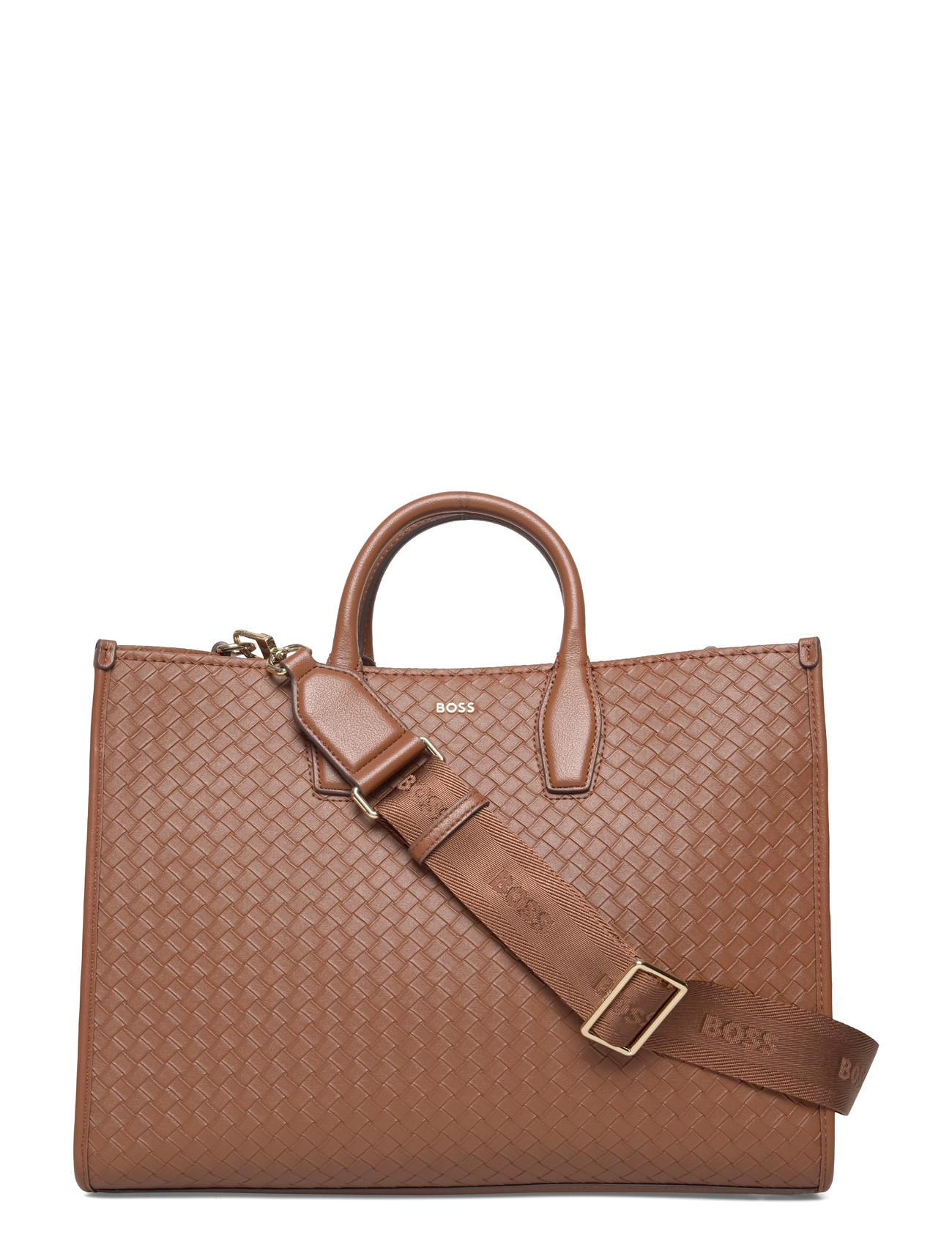BOSS Sandy Tote Sq, One Size, Brown, Tasker > Totes, Dame