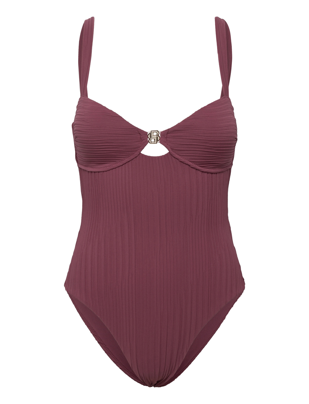 BOSS Swimsuit_Double B, S, Burgundy, Badetøj > Badedragter, Dame