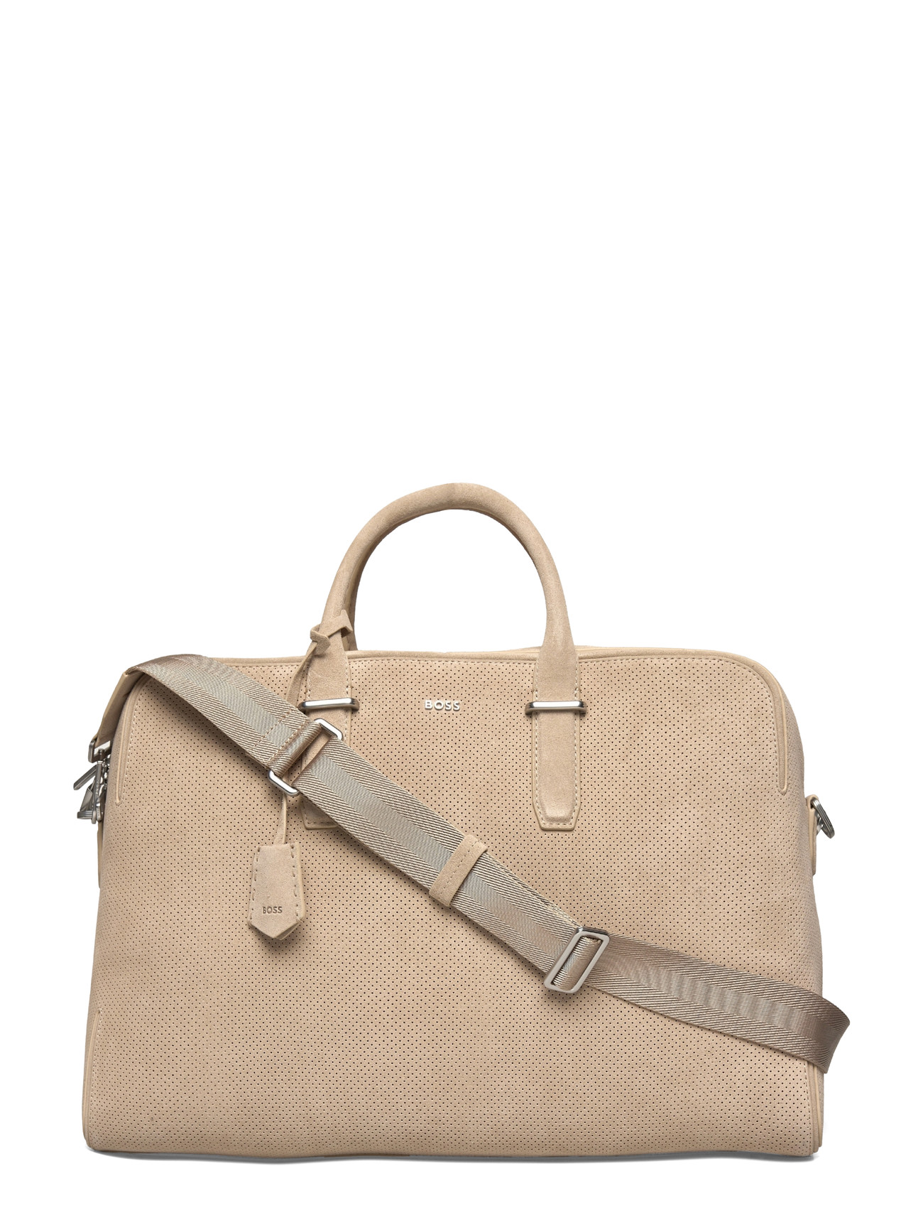 BOSS Madison-B1_Sp_Holdal, One Size, Cream, Weekend Bags > Holdall Bags, Herre
