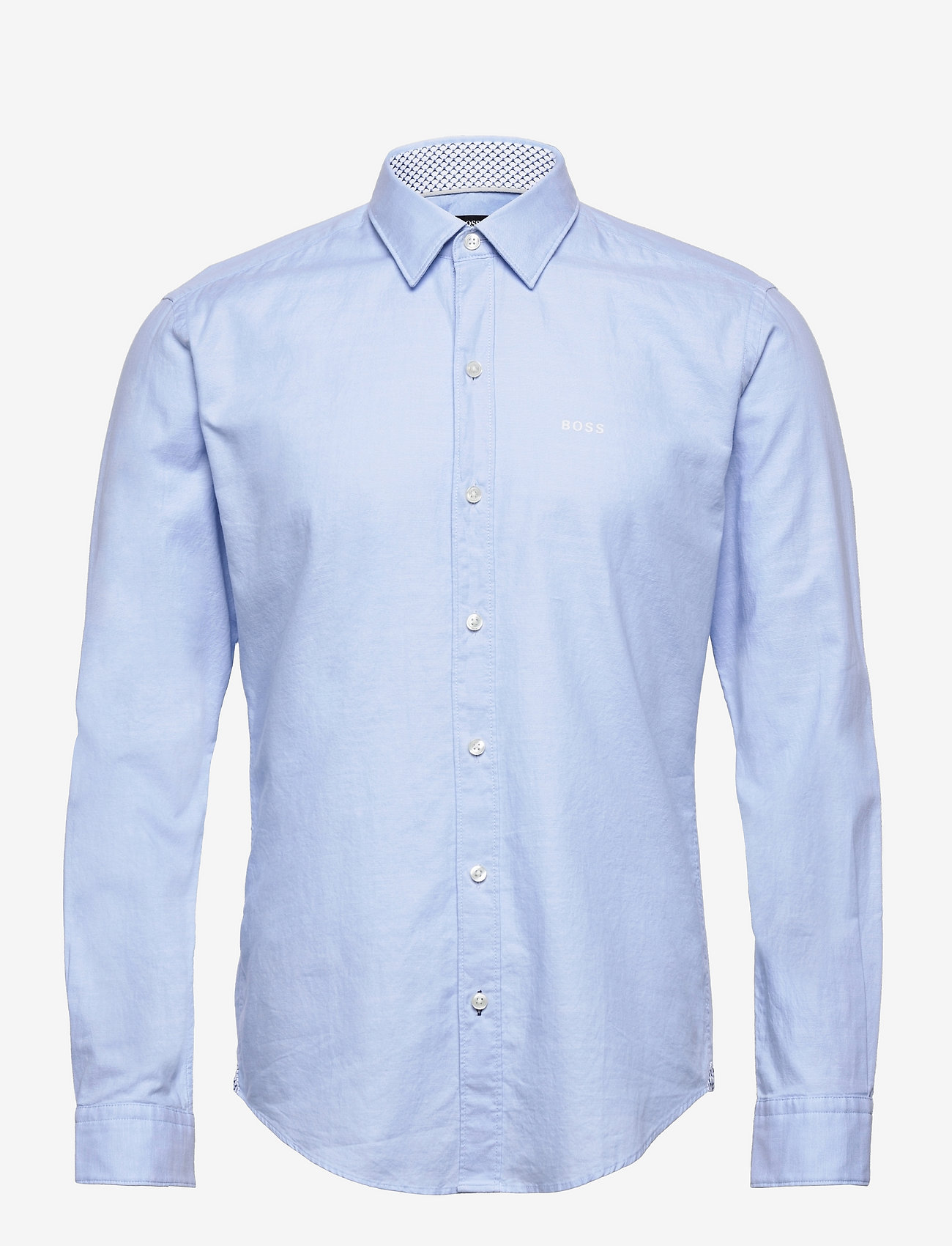 blue boss shirt