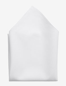 Pocket square 33x33 - lommetørklær - white