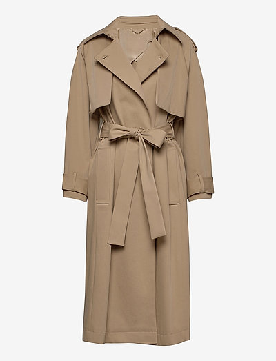 caro daur boss trench coat