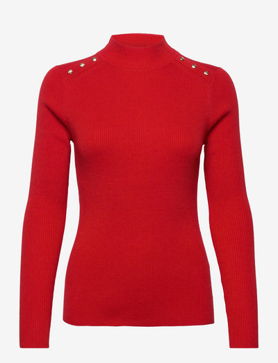 Fortney - stickade tröjor - bright red