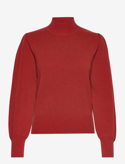 Fusila - stickade tröjor - medium red