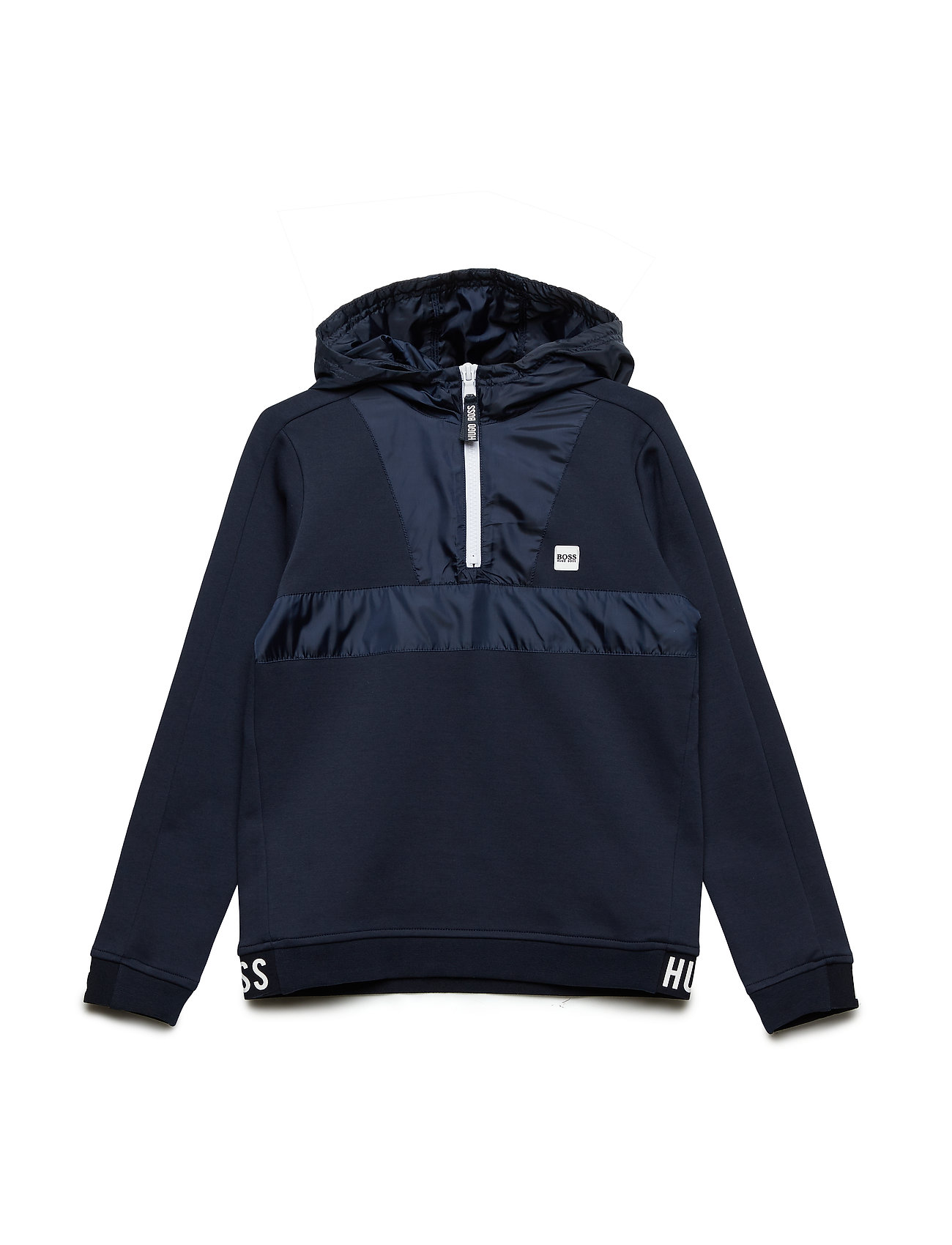 Hooded Sweatshirt Hoodie Trui Blauw Boss boss kopen in de aanbieding