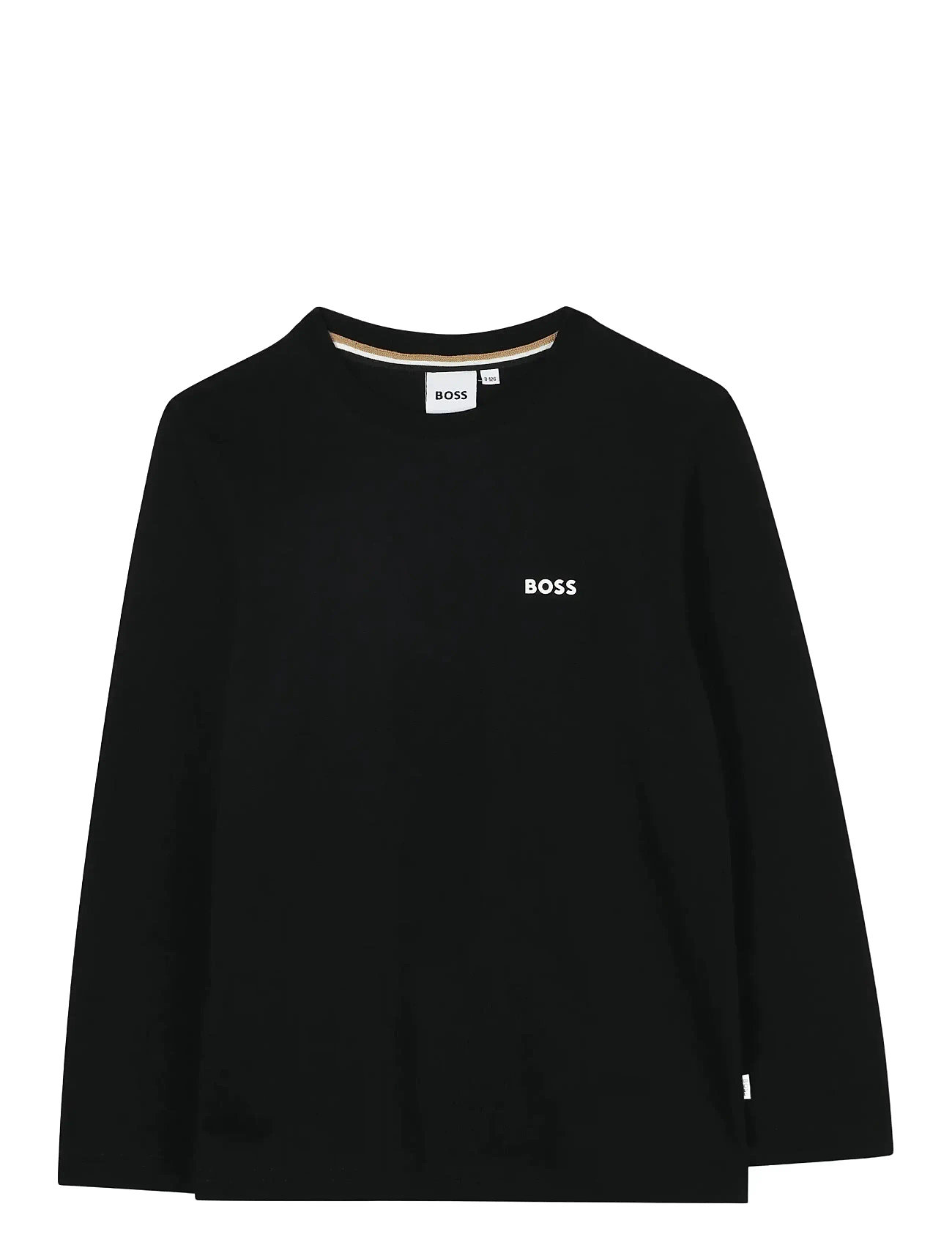 BOSS Long Sleeve T-Shirt, 138, Black, T-Shirts > Langærmede T-shirts, Børn