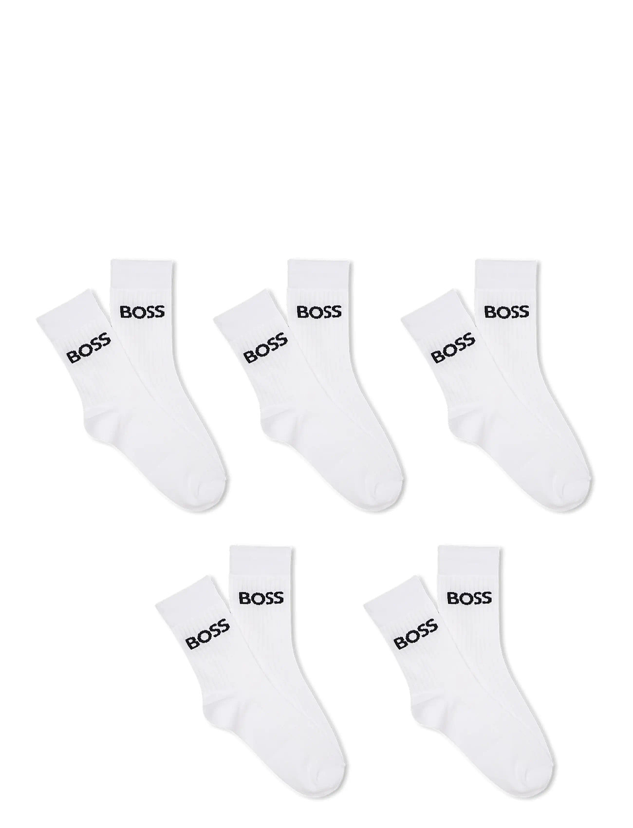 BOSS Socks(*5), 35, White, Sokker & Strømpebukser > Sokker, Børn