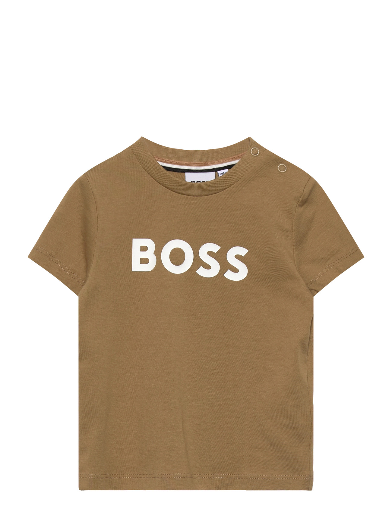 BOSS Short Sleeves Tee-Shirt, 74, Brown, T-Shirts > Kortærmede, Børn