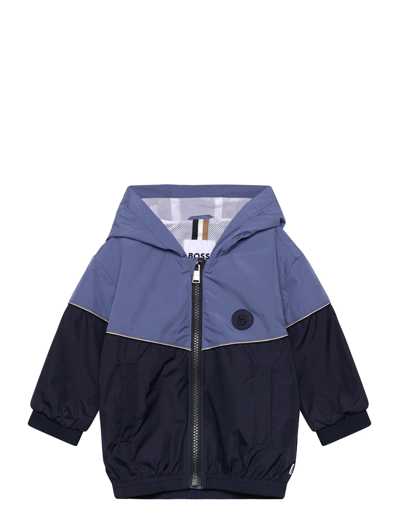 BOSS Hooded Windbreaker, 71, Navy, Jakker & Frakker > Windbreaker, Børn