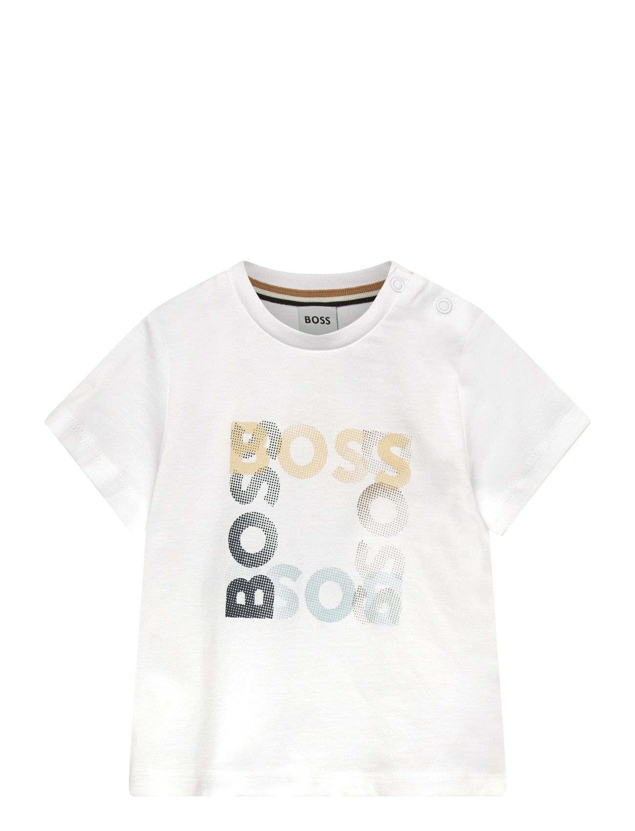BOSS Short Sleeves Tee-Shirt, 74, White, T-Shirts > Kortærmede, Børn
