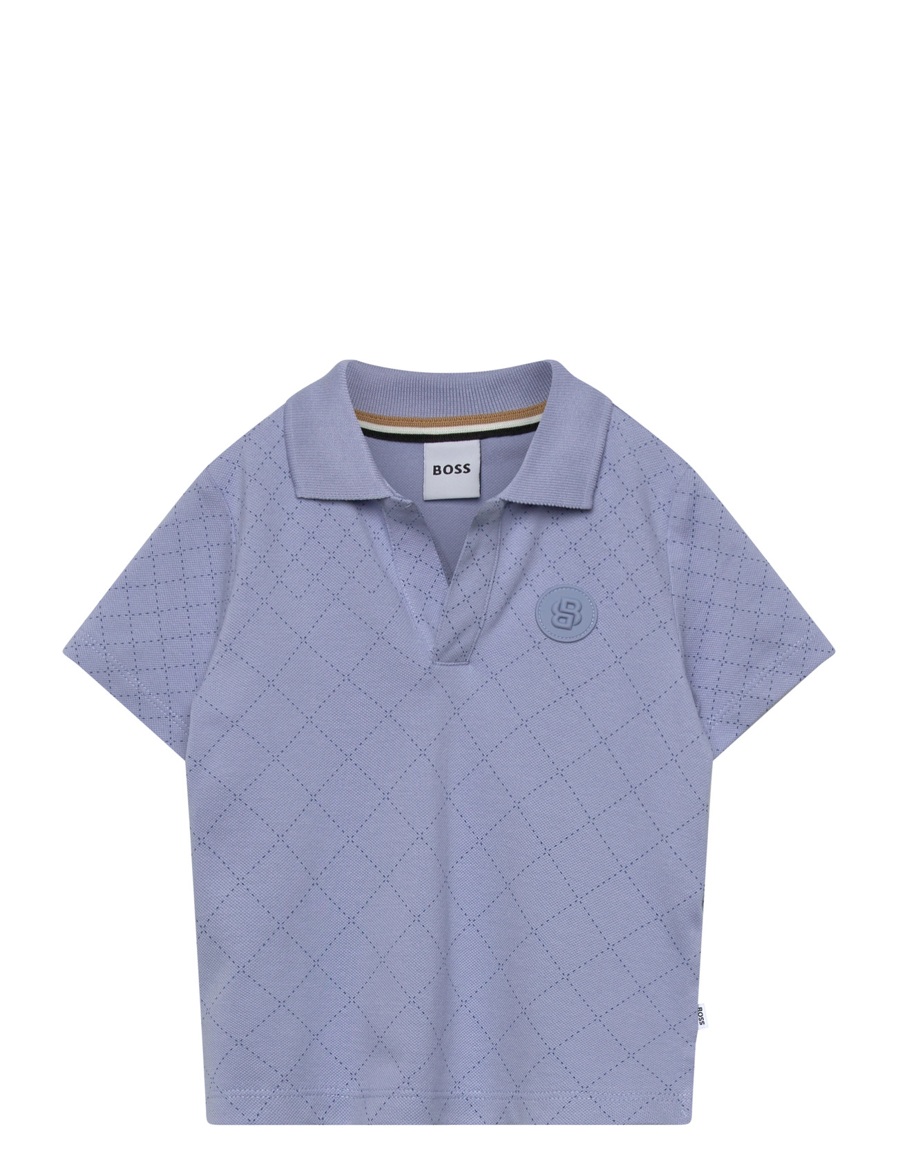 BOSS Short Sleeve Polo, 71, Blue, Poloshirts > Poloshirts Med Korte Ærmer, Børn