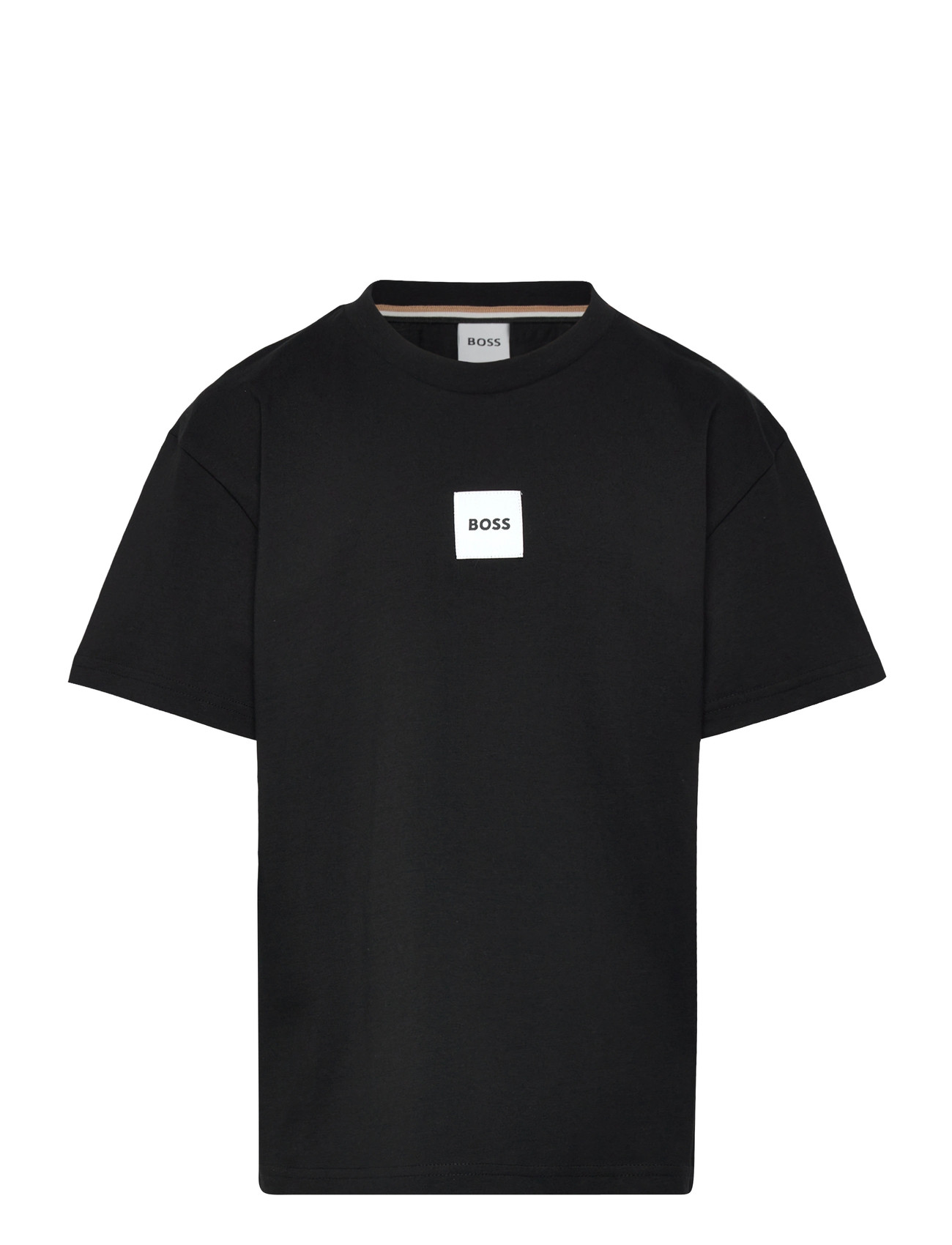 BOSS Short Sleeves Tee-Shirt, 102, Black, T-Shirts > Kortærmede, Børn